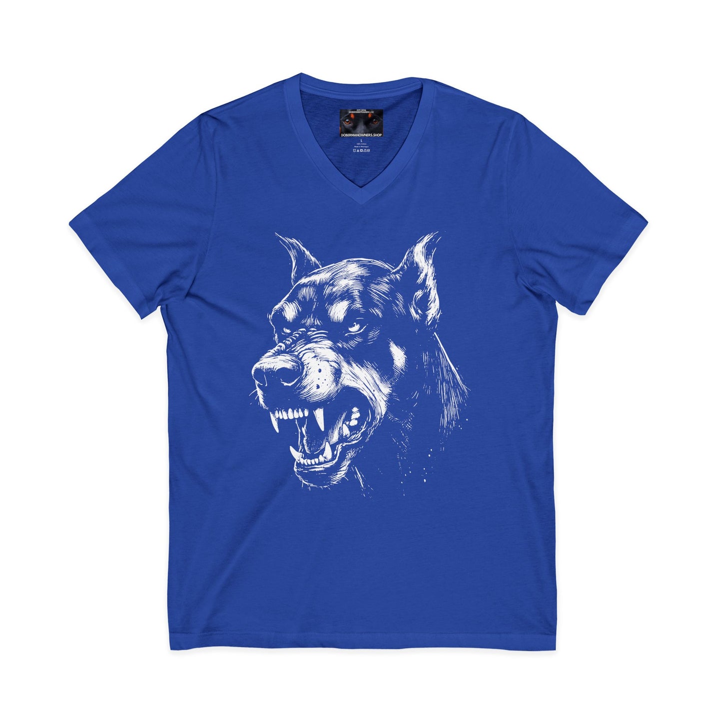 Protect 2 Private Label Unisex Jersey Short Sleeve V-Neck Tee