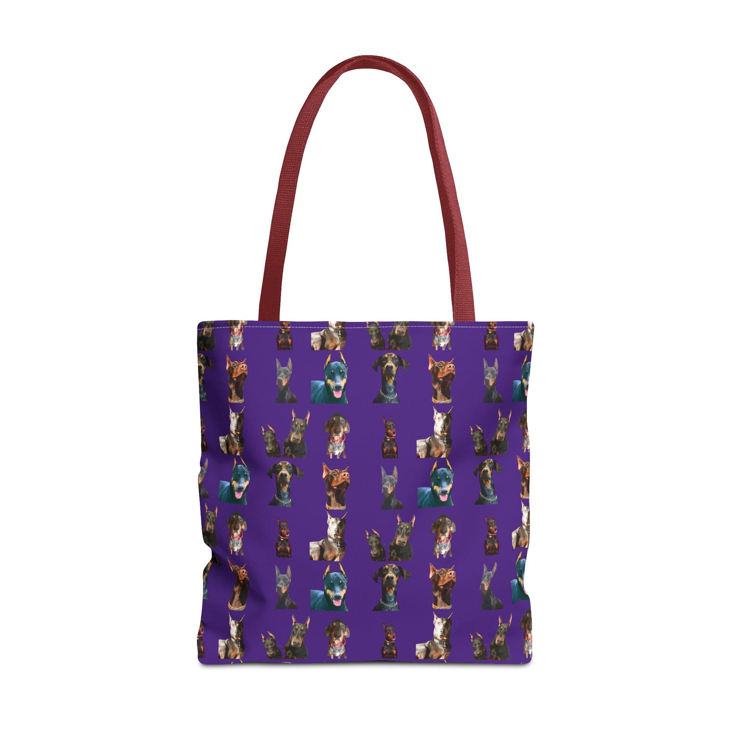 Edition 4 Doberman Model Pattern Purple Tote Bag