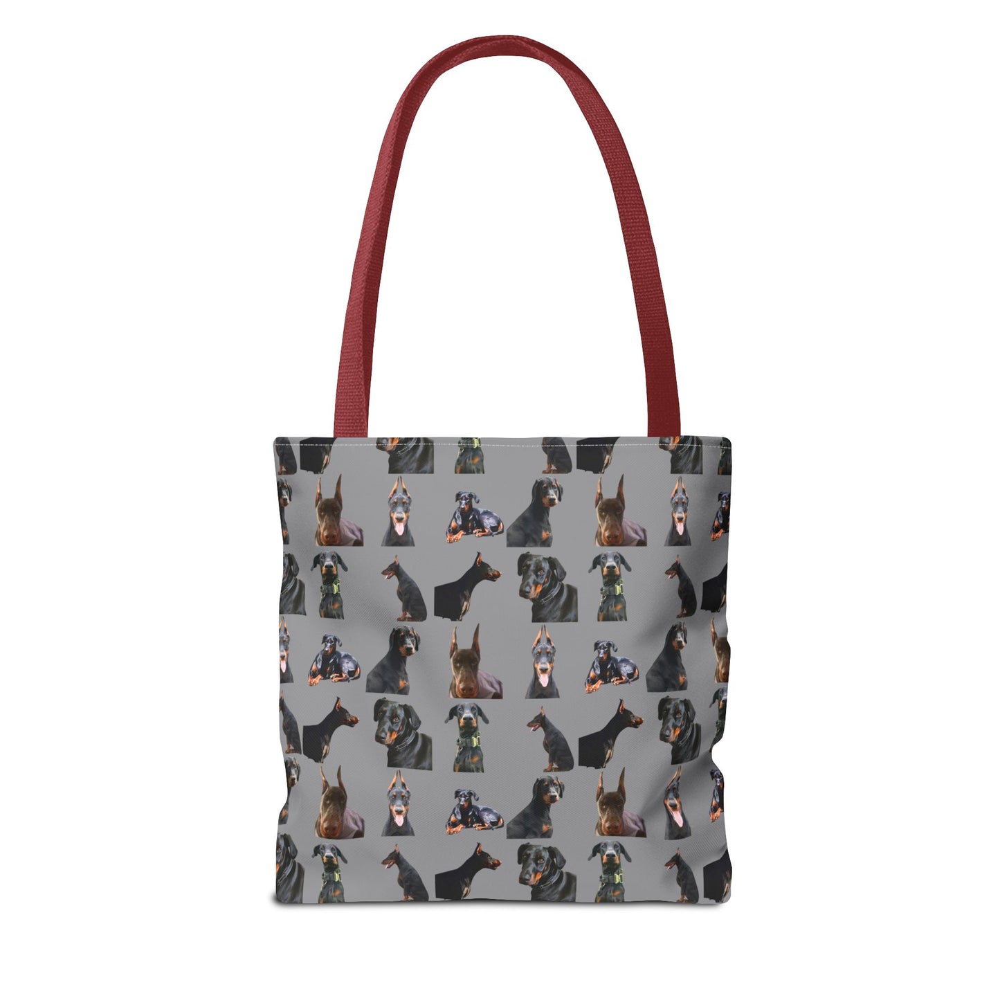 Edition 6 Doberman Model Pattern Gray Tote Bag