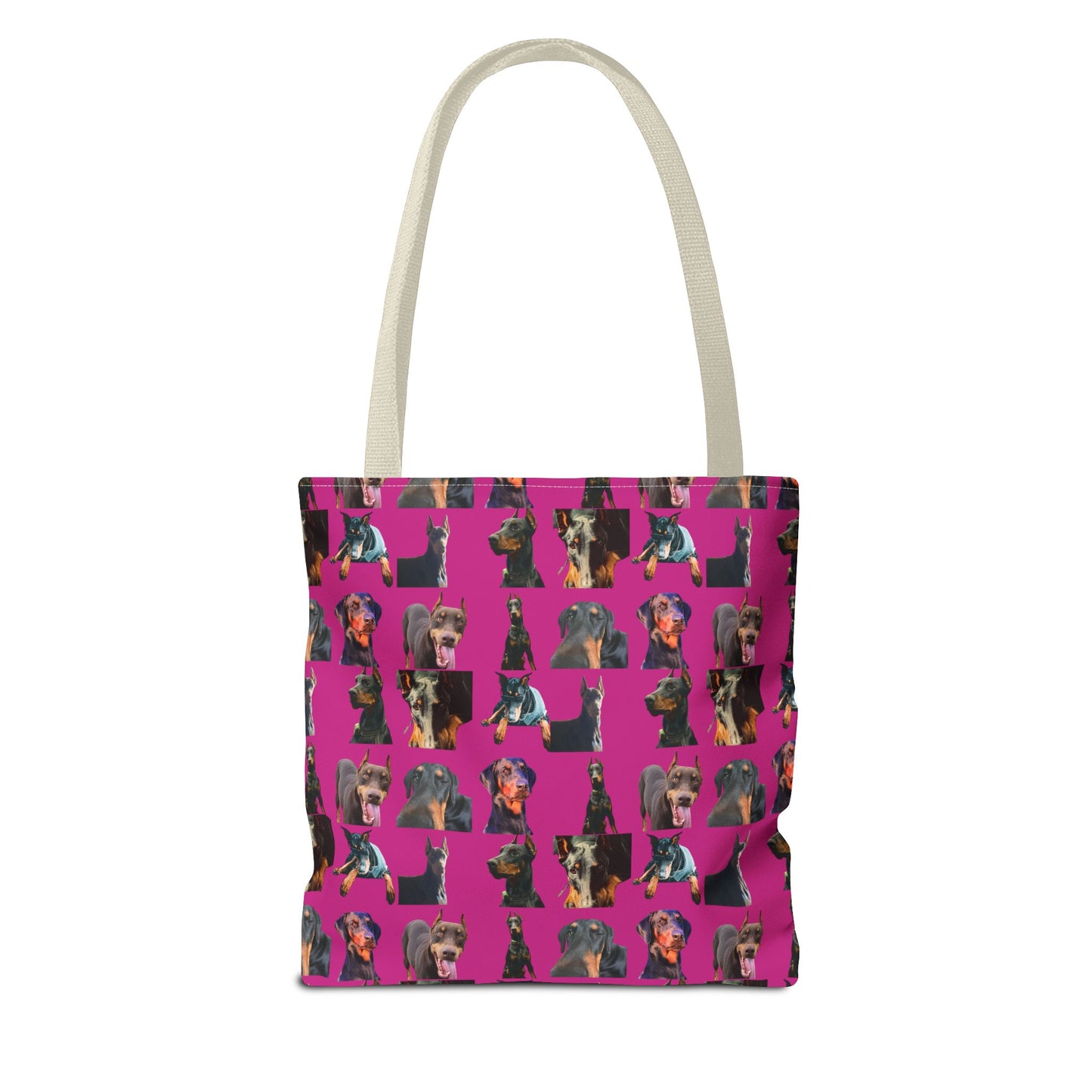Edition 3 Doberman Model Pattern Pink Tote Bag