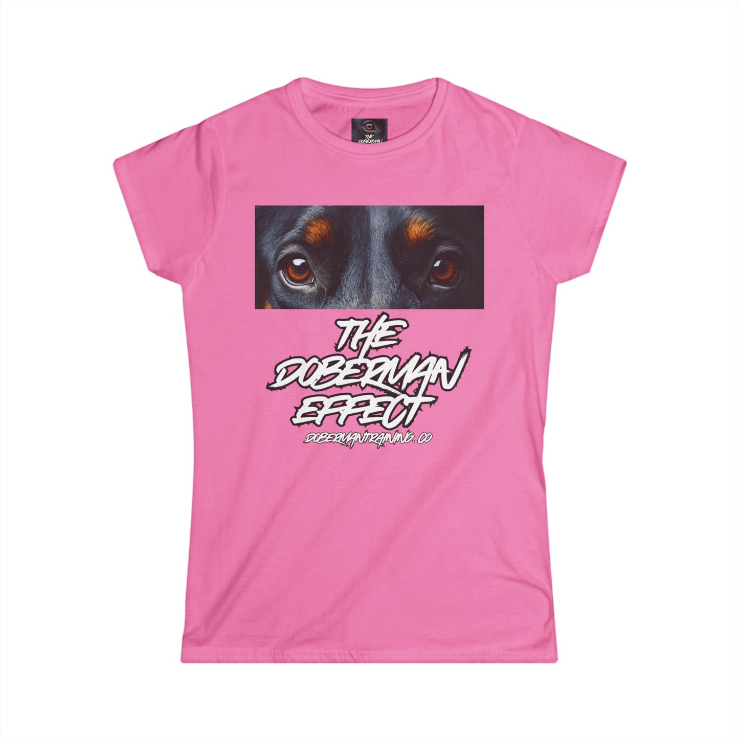 Doberman effect 2 Women's Softstyle Tee