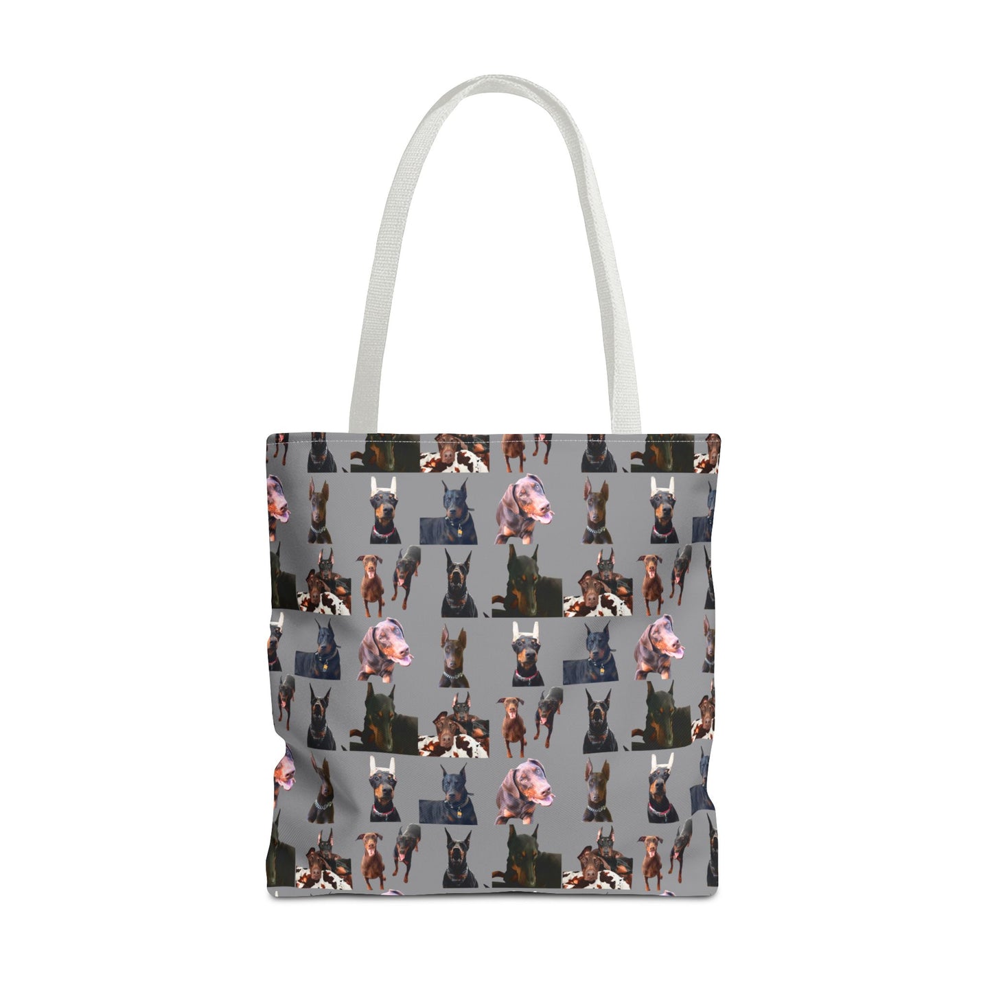 Edition 10 Doberman Model Pattern Gray Tote Bag