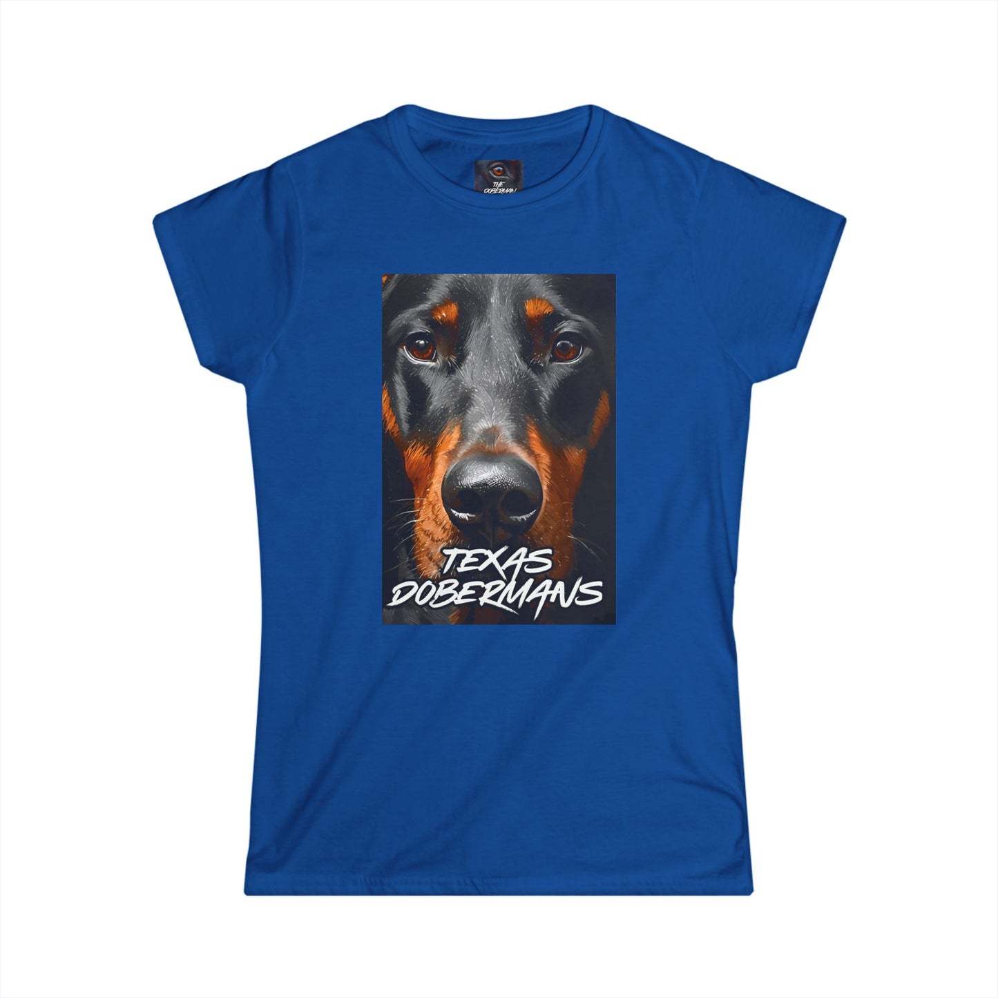 Doberman Texas 1 Women's Softstyle Tee