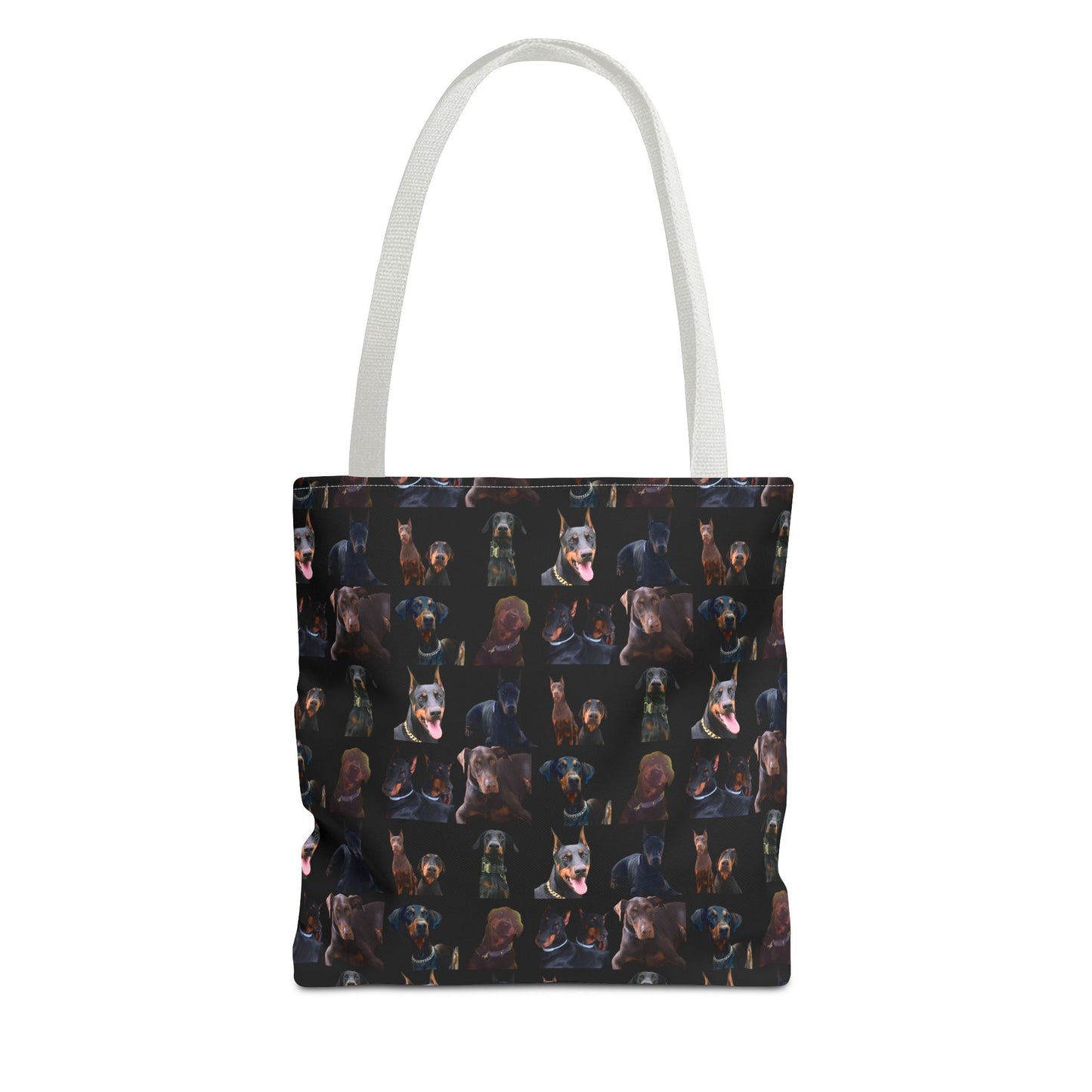 Edition 5 Doberman Model Pattern Black Tote Bag