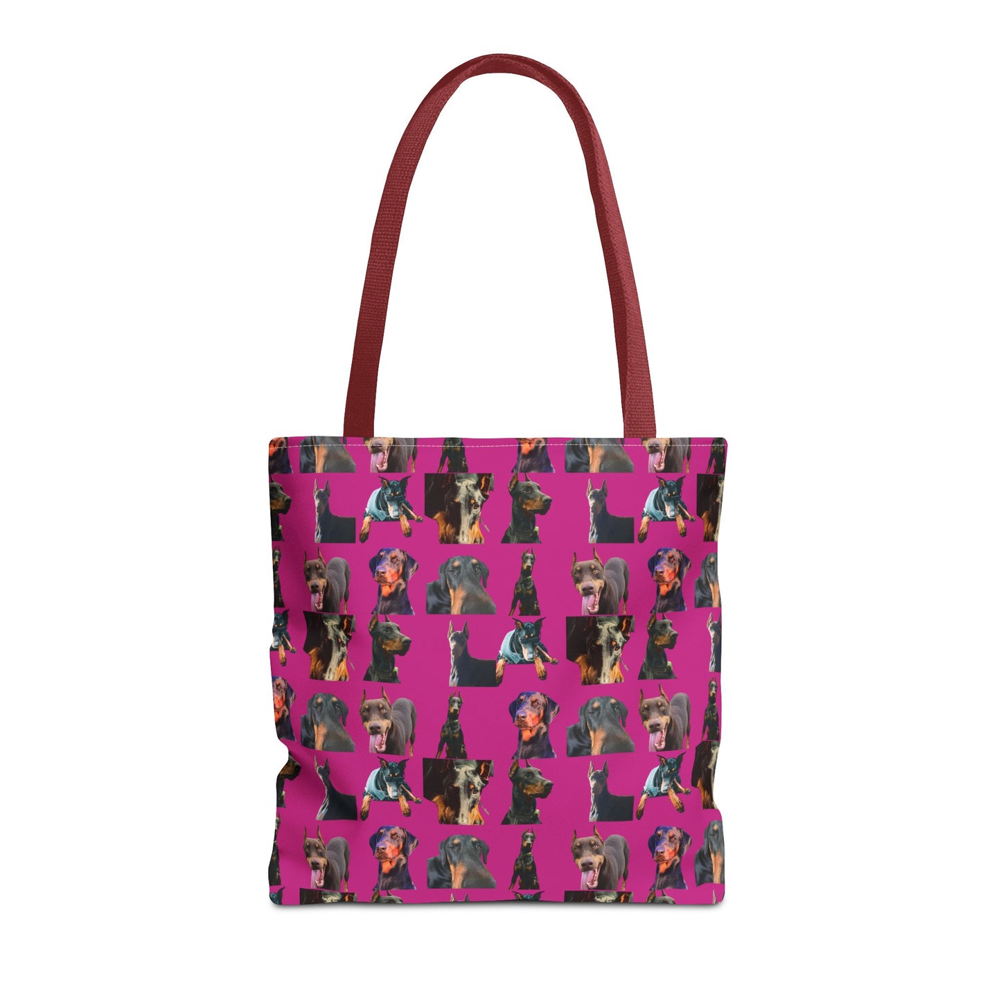 Edition 3 Doberman Model Pattern Pink Tote Bag