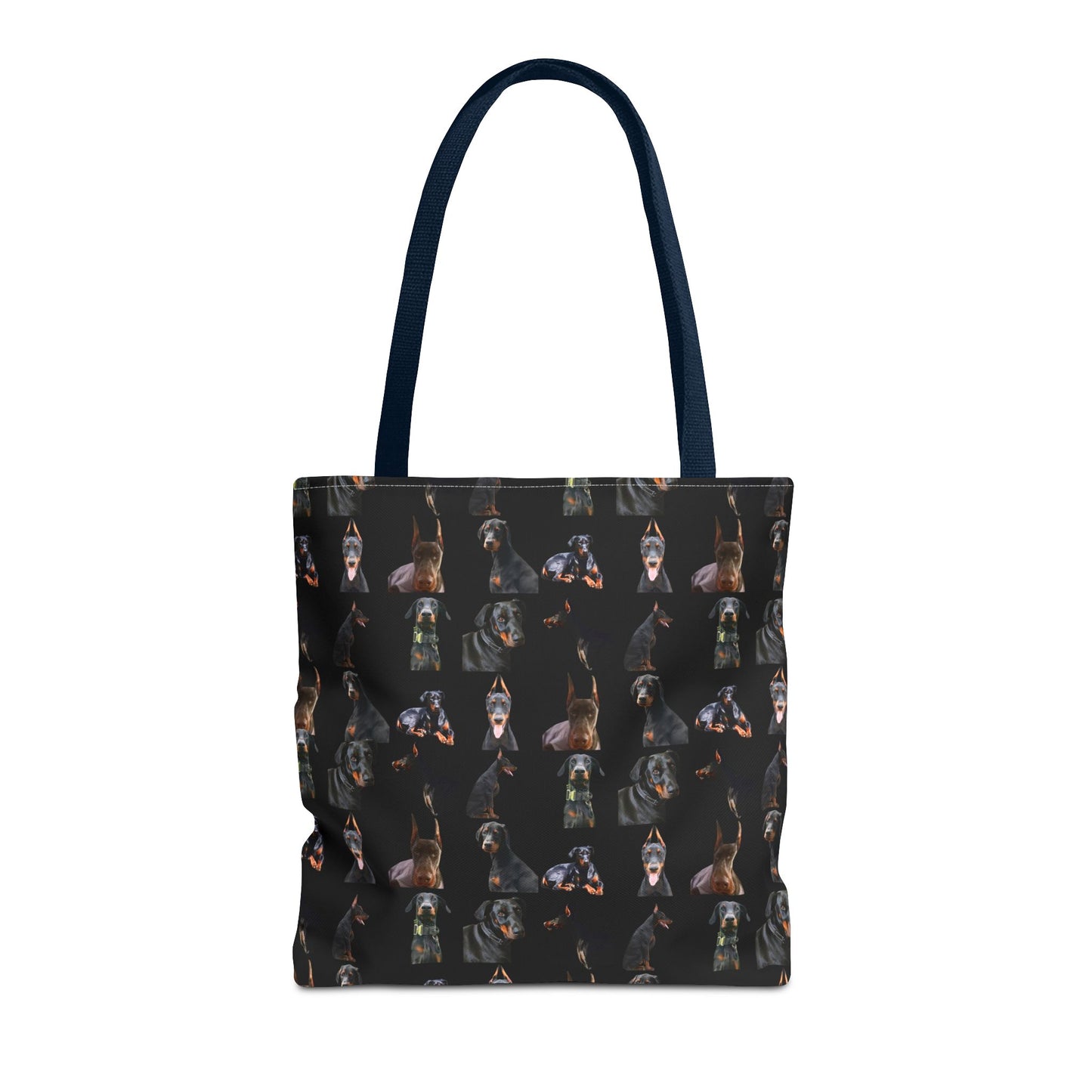 Edition 6 Doberman Model Pattern Black Tote Bag