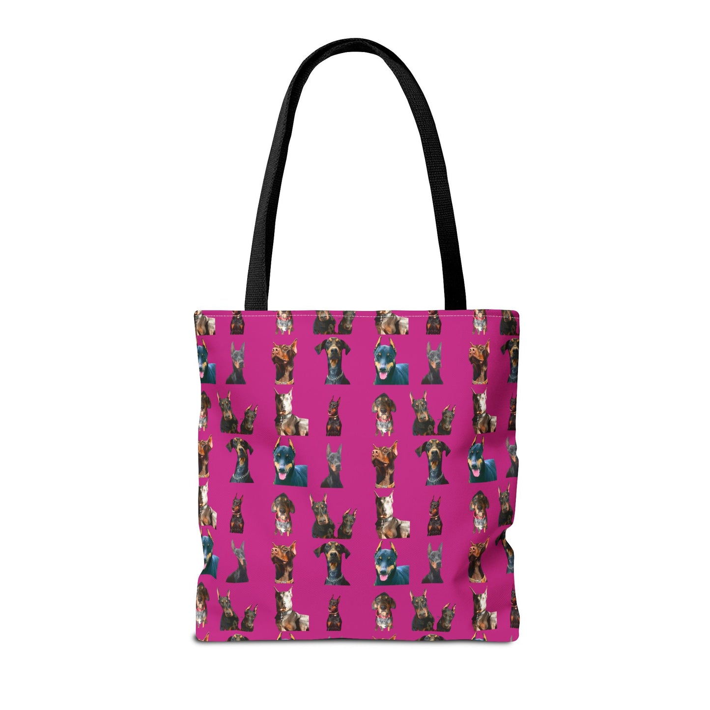 Edition 4 Doberman Model Pattern Pink Tote Bag