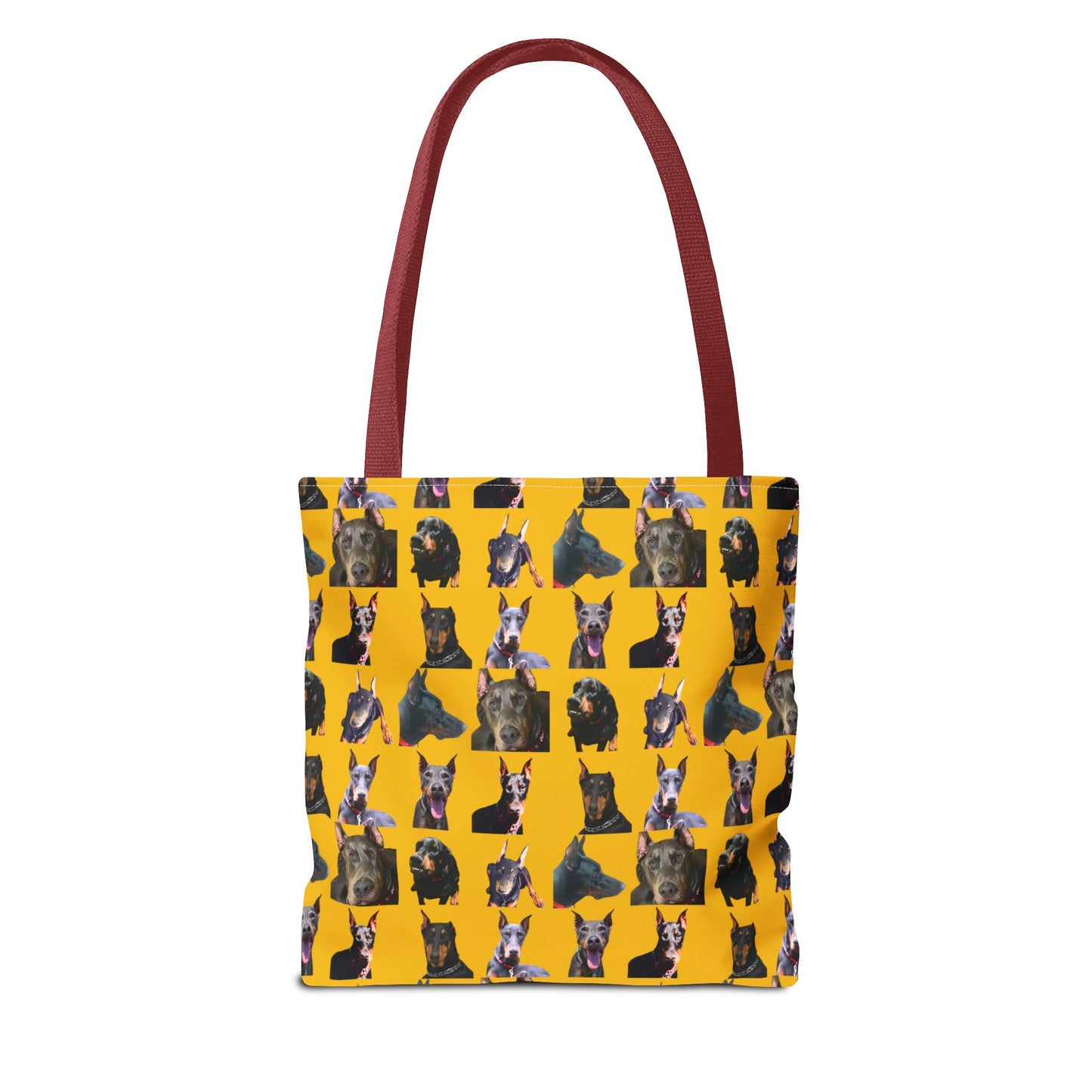 Edition 11 Doberman Model Pattern Yellow Tote Bag