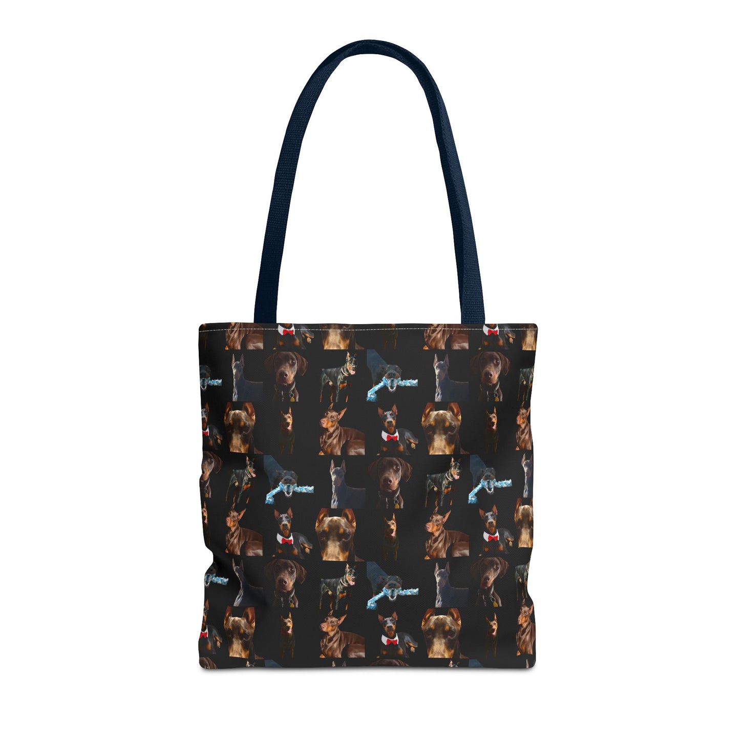 Edition 1 Doberman Model Pattern Black Tote Bag