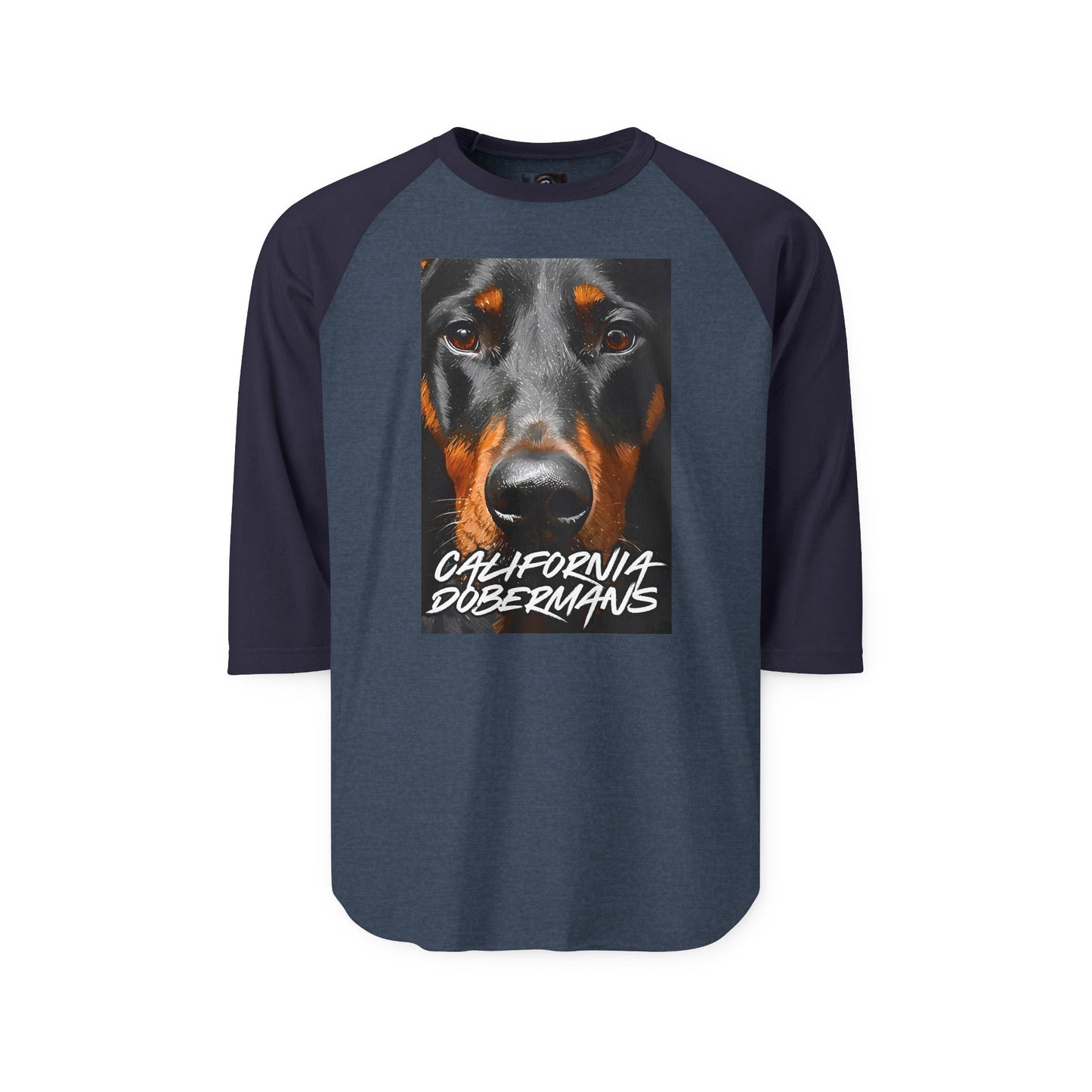 Doberman California 1 Unisex Three-Quarter Sleeve Raglan Shirt