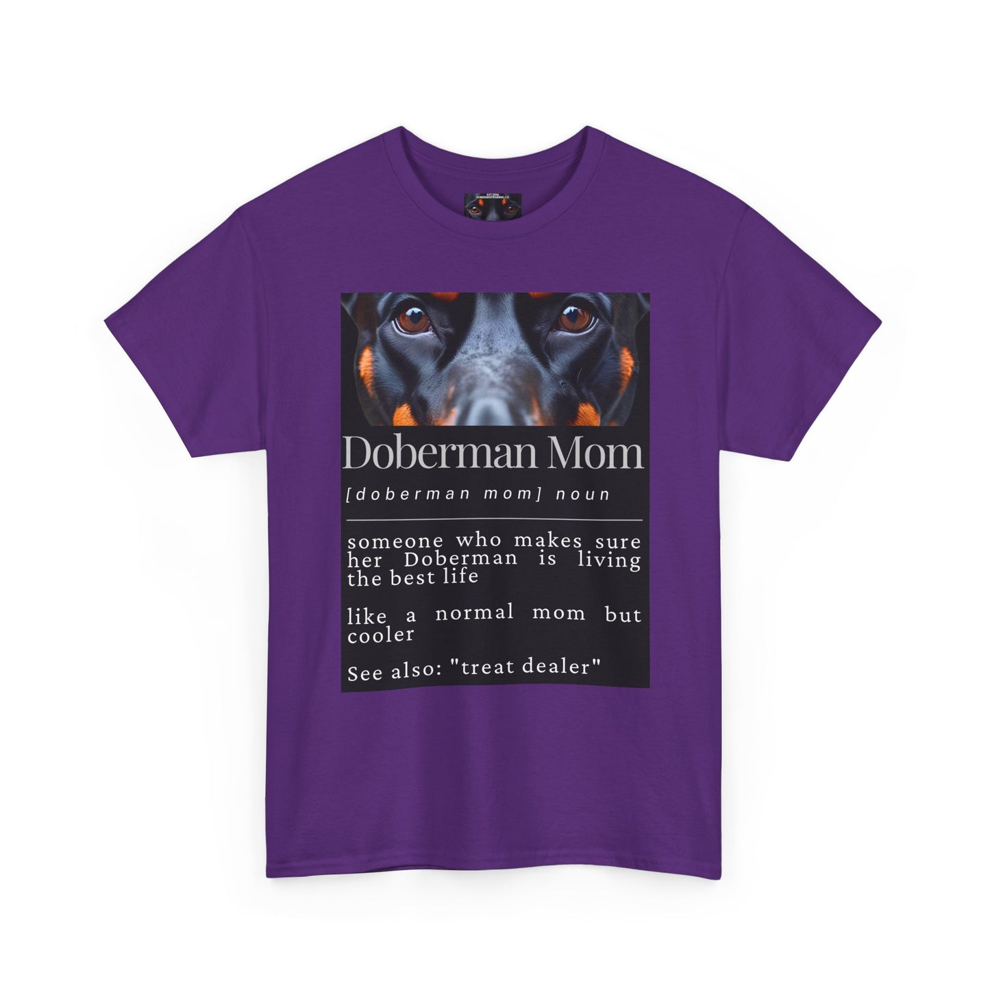 Doberman Mom S1 Private Lable Unisex Heavy Cotton Tee
