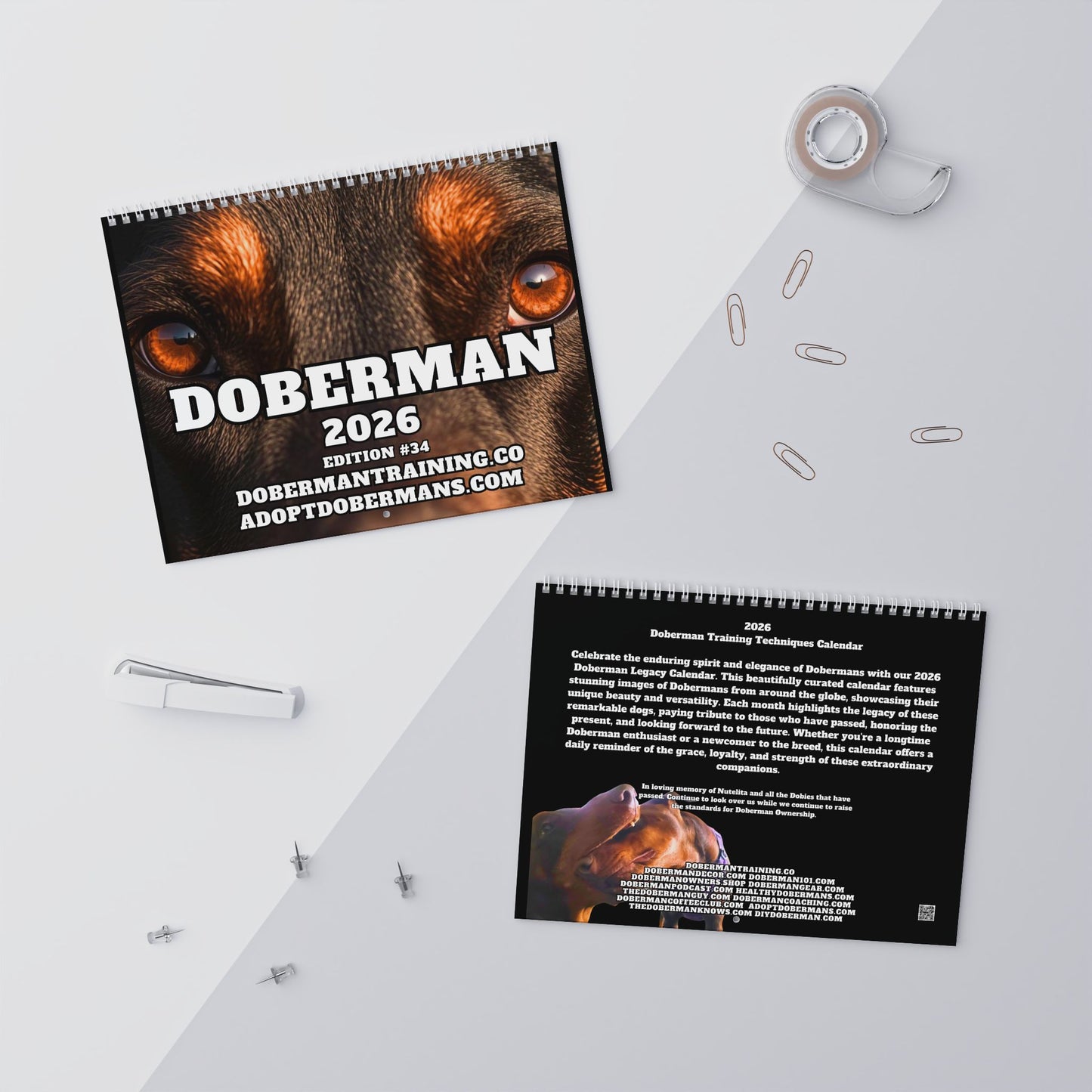 Edition 34 2026 Doberman Calendars