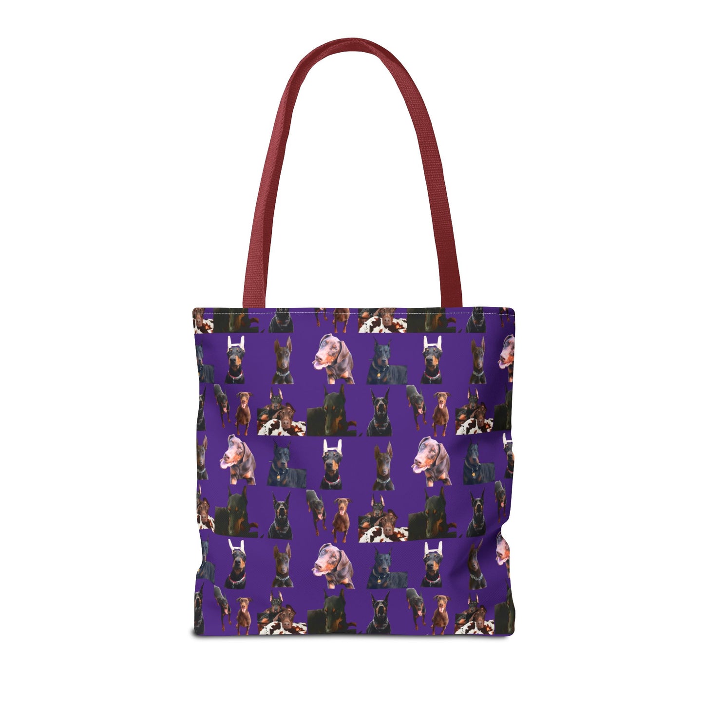Edition 10 Doberman Model Pattern Purple Tote Bag