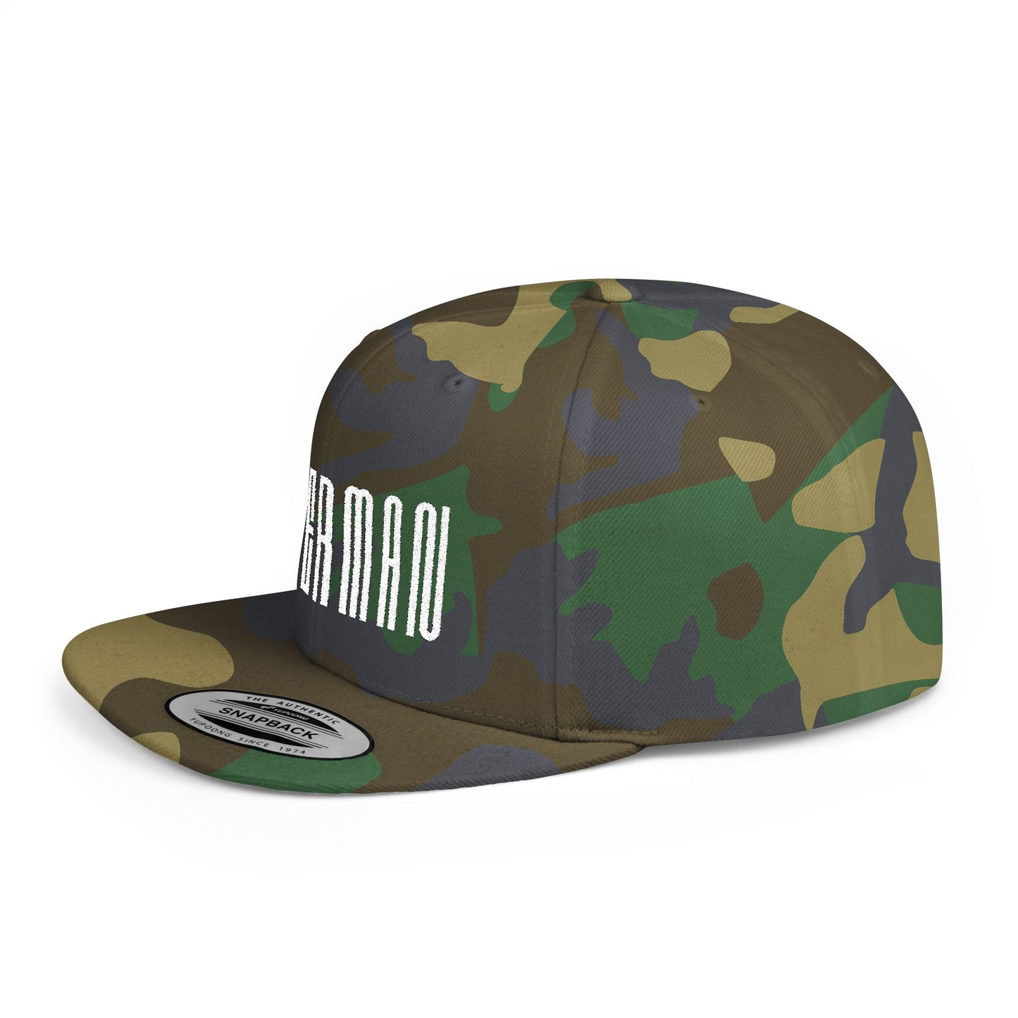 Doberman 1 Embroidered Flat Bill Snapback