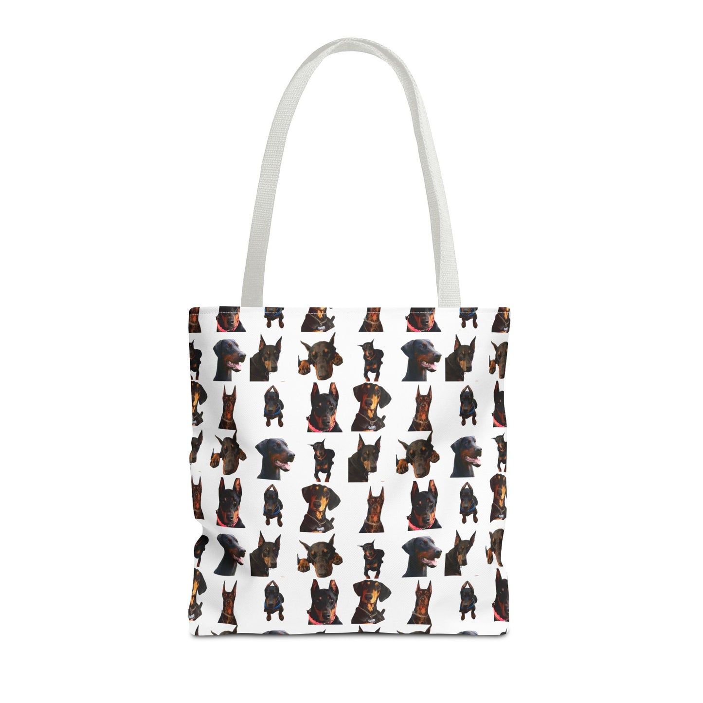 Edition 2 Doberman Model Pattern White Tote Bag