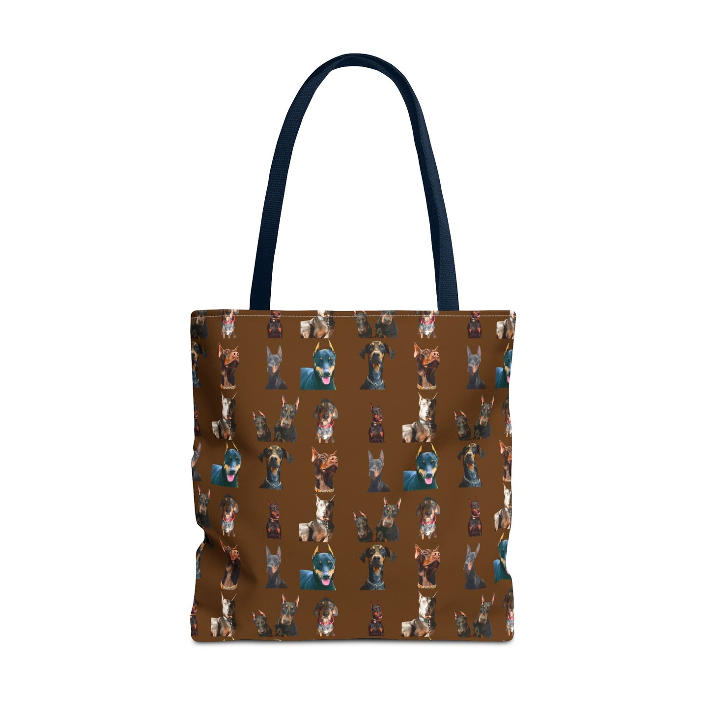 Edition 4 Doberman Model Pattern Brown Tote Bag