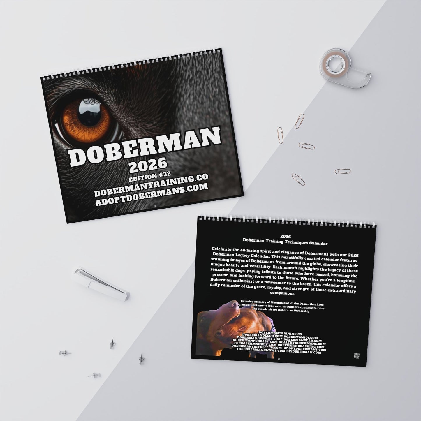 Edition 32 2026 Doberman Calendars