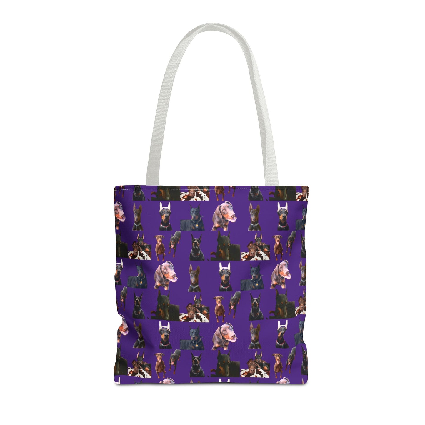Edition 10 Doberman Model Pattern Purple Tote Bag