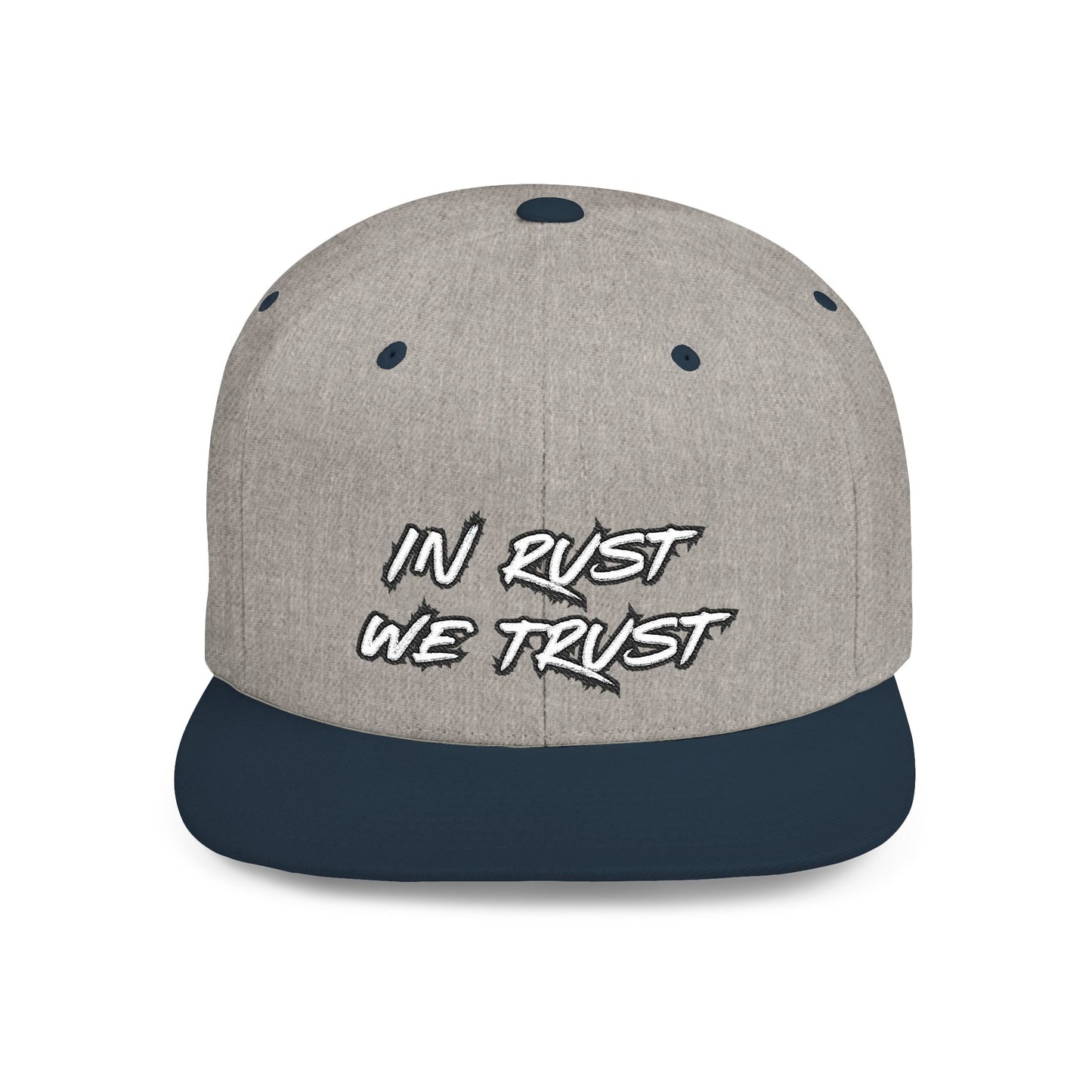 Rust 1 Embroidered Flat Bill Snapback