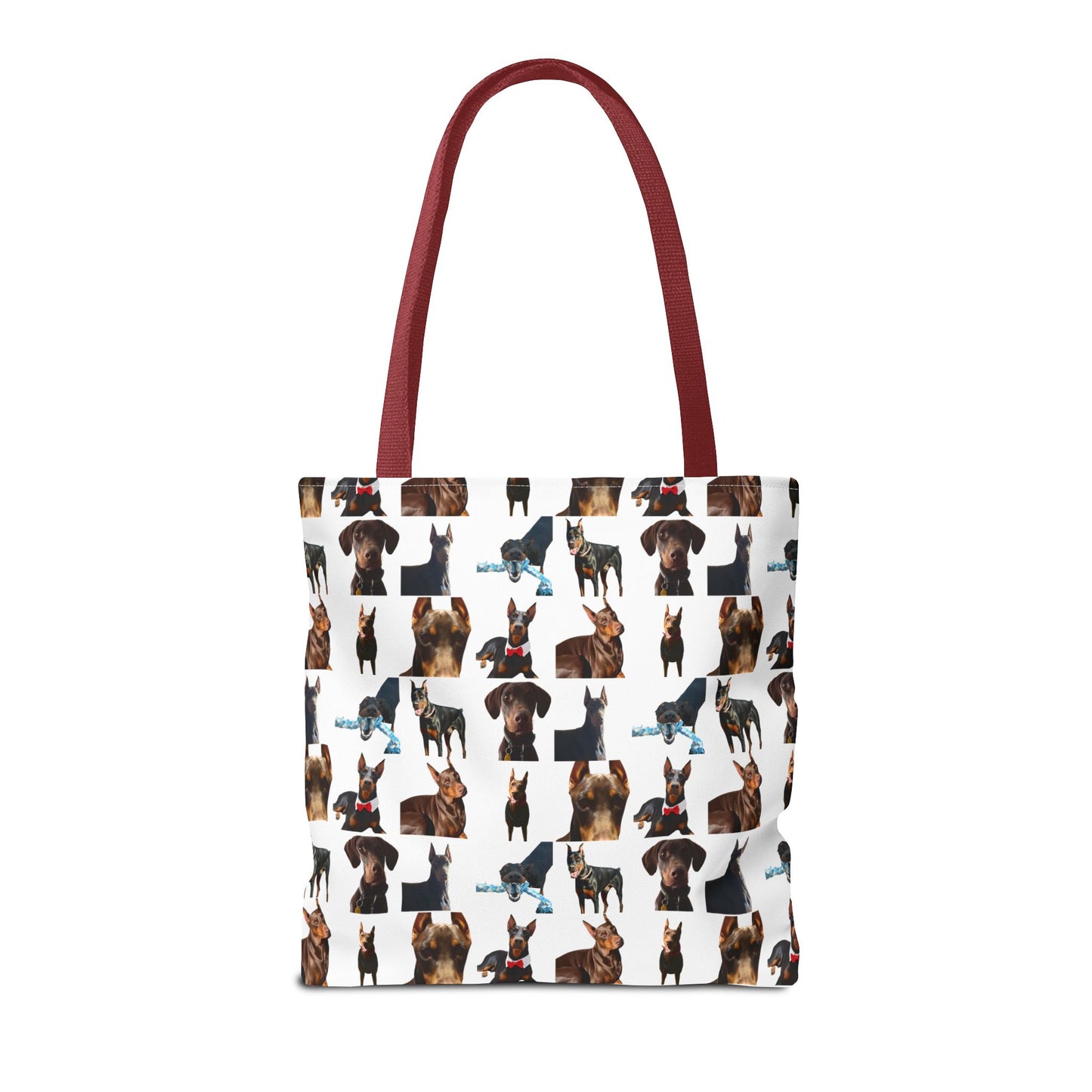 Edition 1 Doberman Model Pattern White Tote Bag