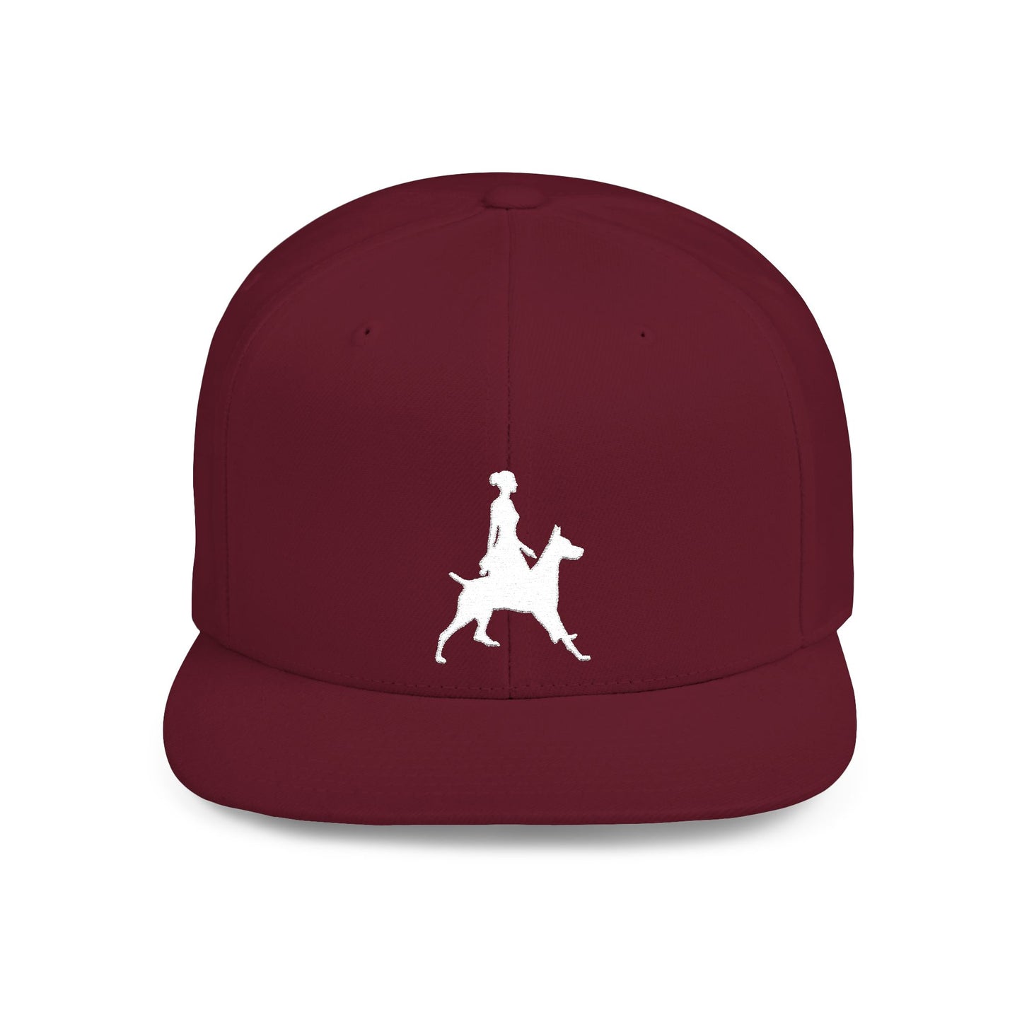 Queen 2 Embroidered Flat Bill Snapback