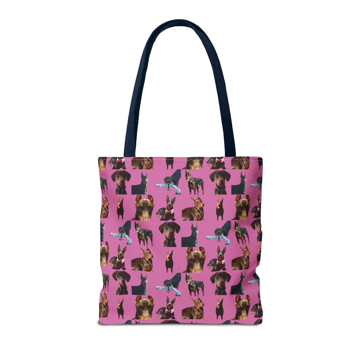Edition 1 Doberman Model Pattern Pink Tote Bag