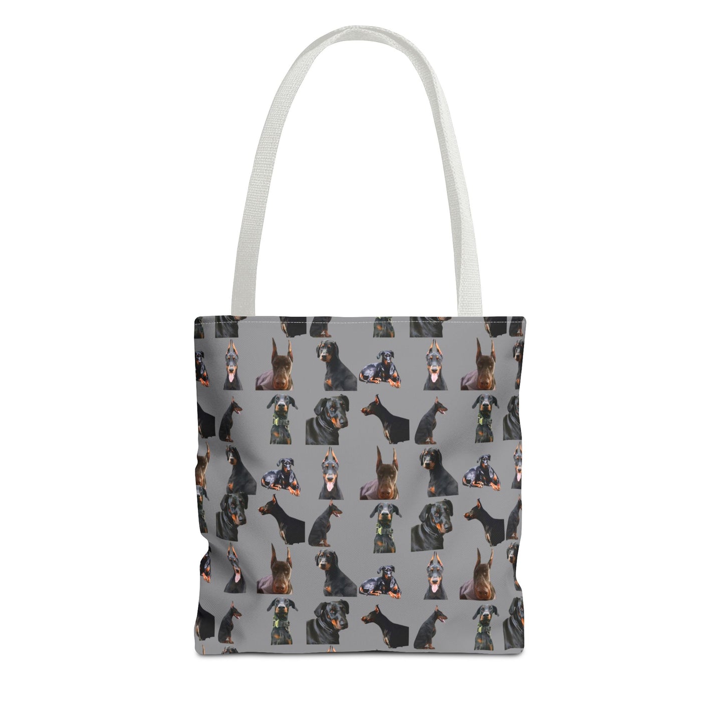 Edition 6 Doberman Model Pattern Gray Tote Bag