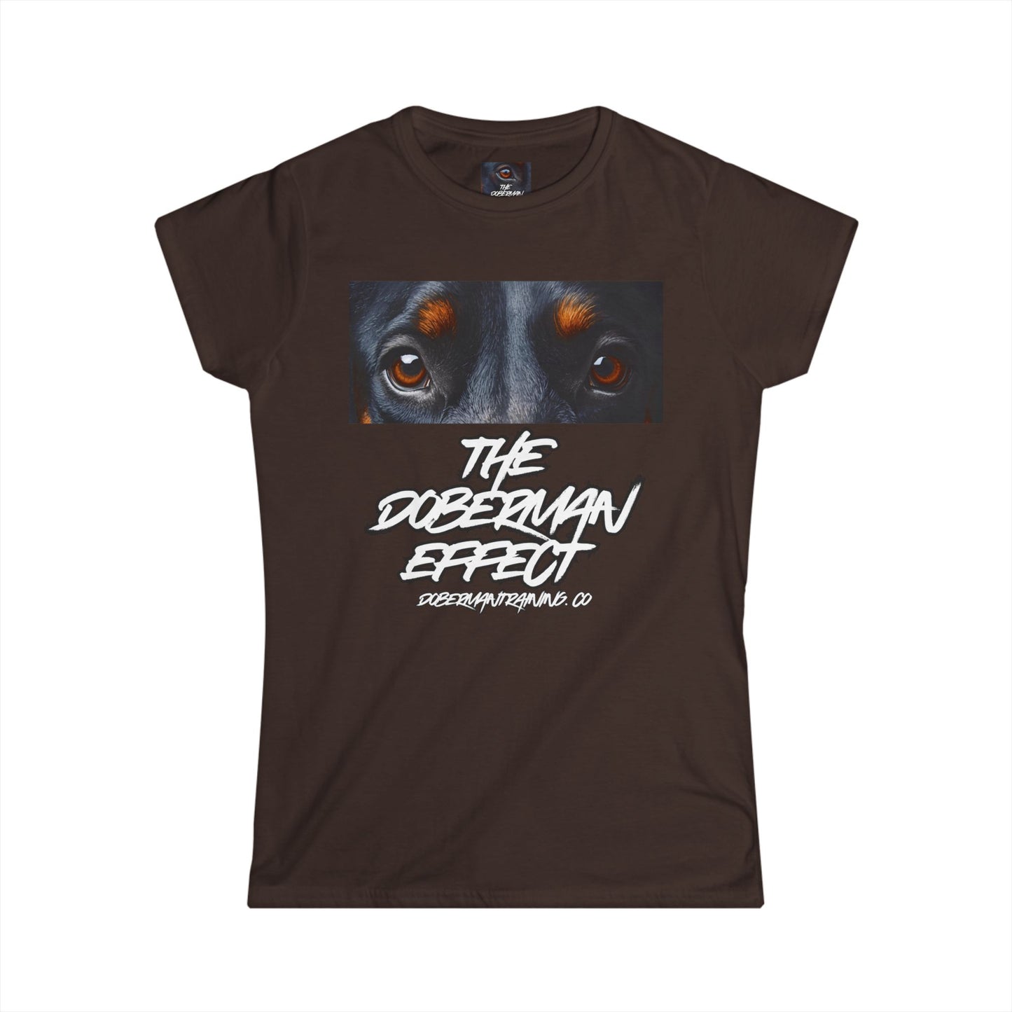 Doberman effect 2 Women's Softstyle Tee