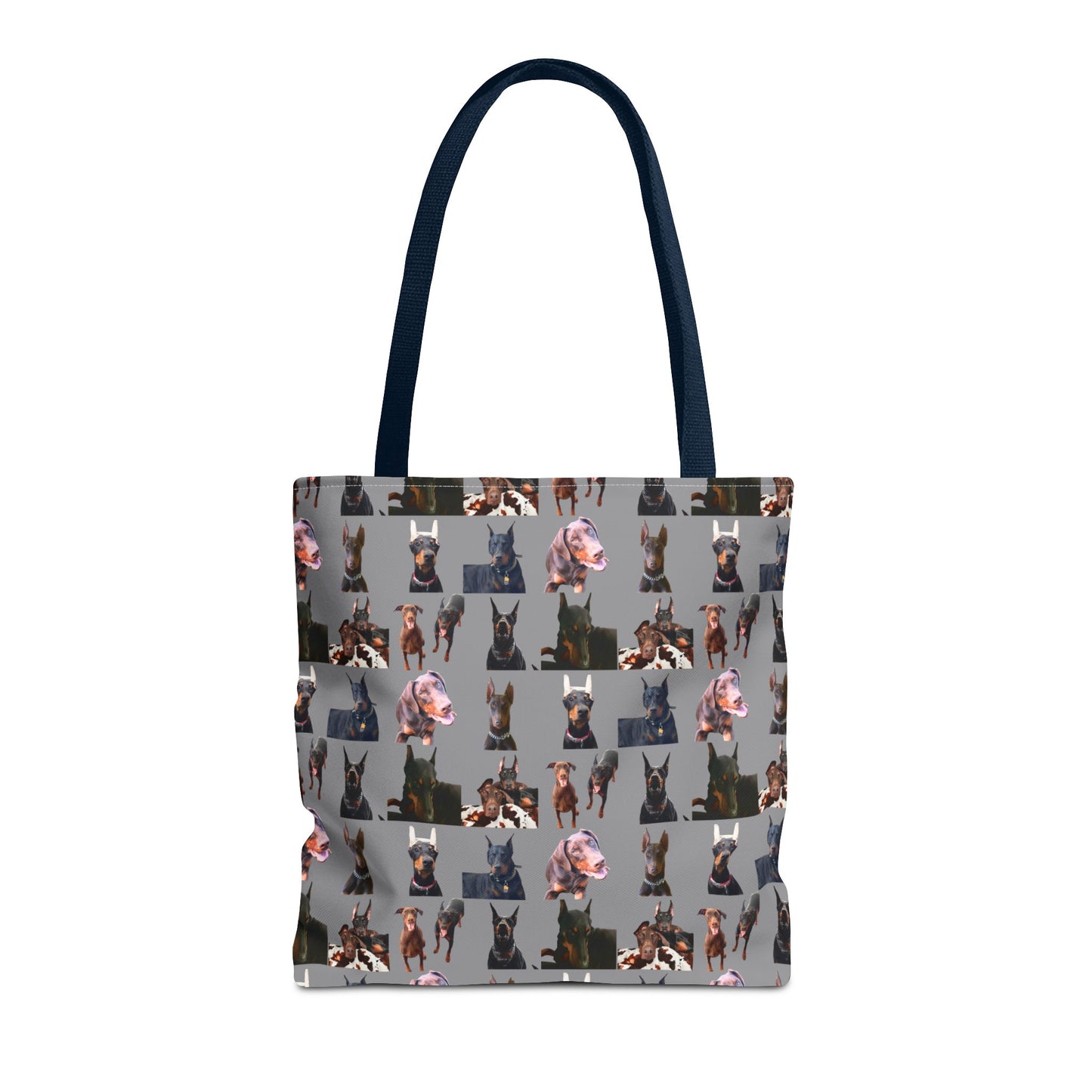 Edition 10 Doberman Model Pattern Gray Tote Bag
