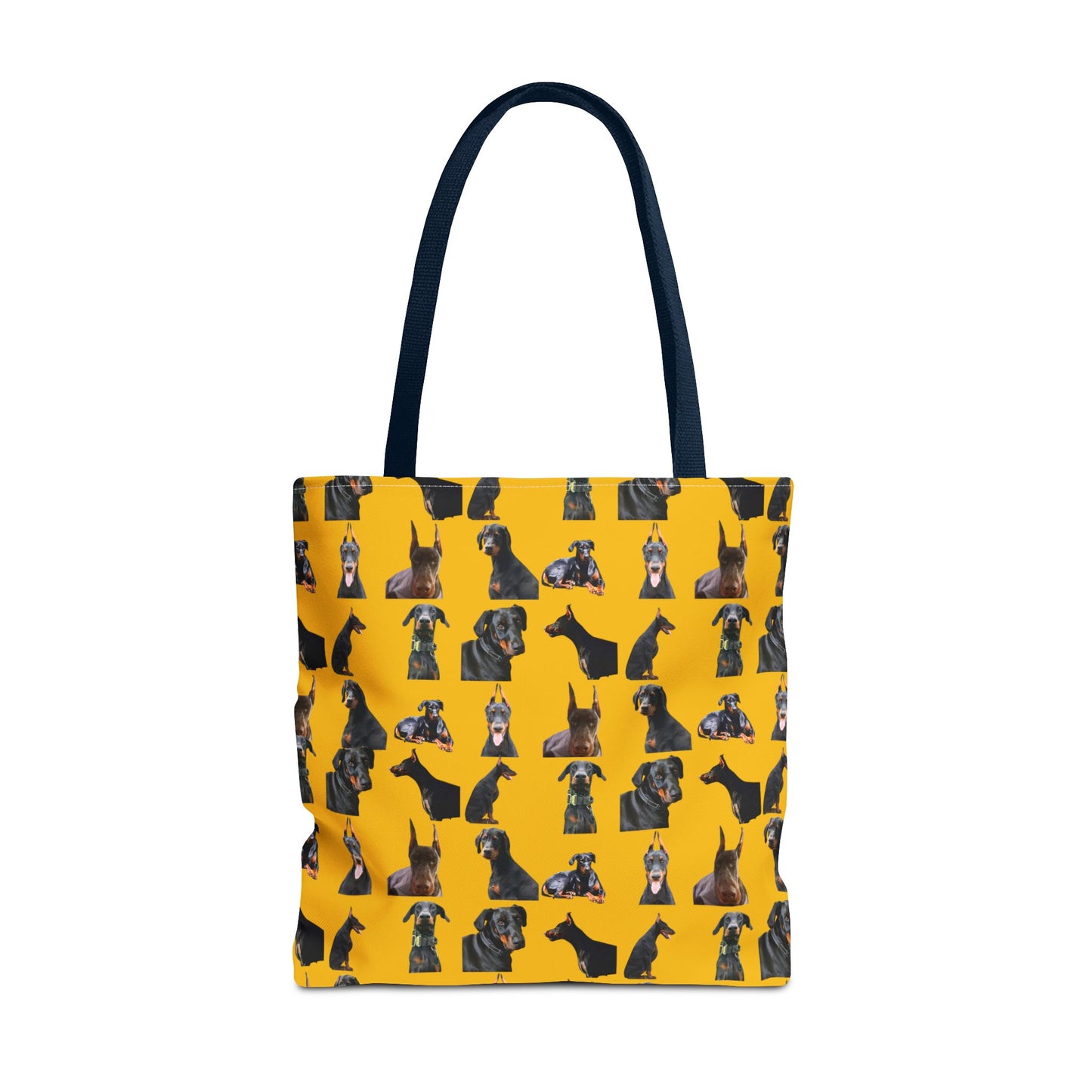 Edition 6 Doberman Model Pattern Yellow Tote Bag