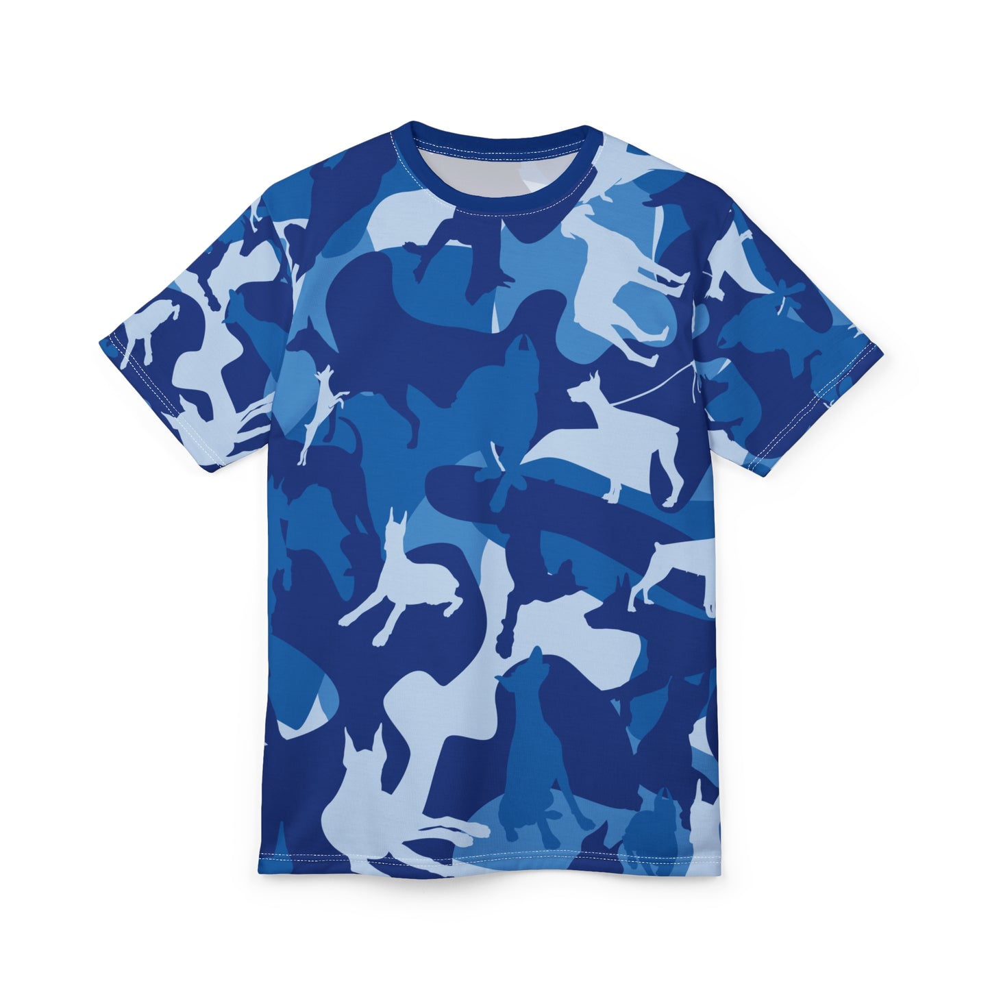 Doberman Camo 2 Unisex Cut & Sew Tee (AOP)