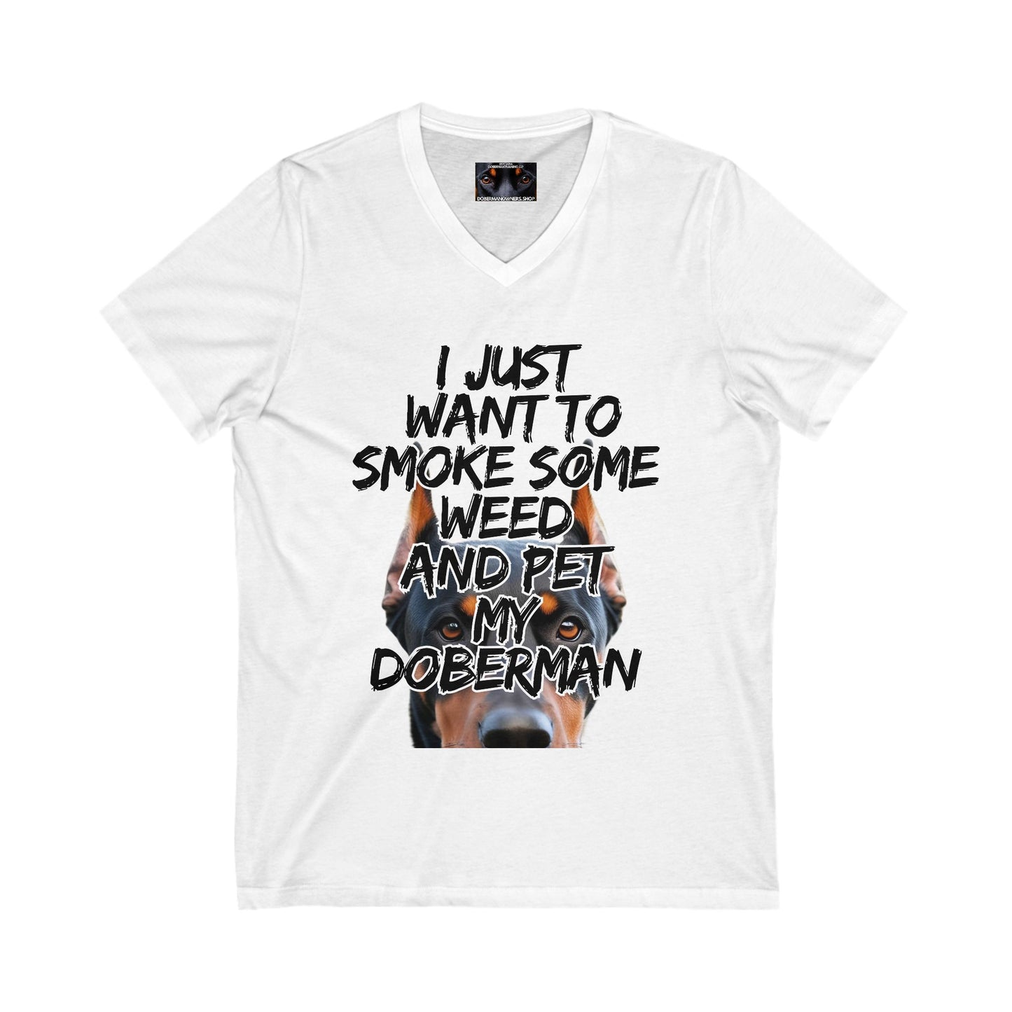 Just 2 Unisex Jersey Short Sleeve V-Neck Tee