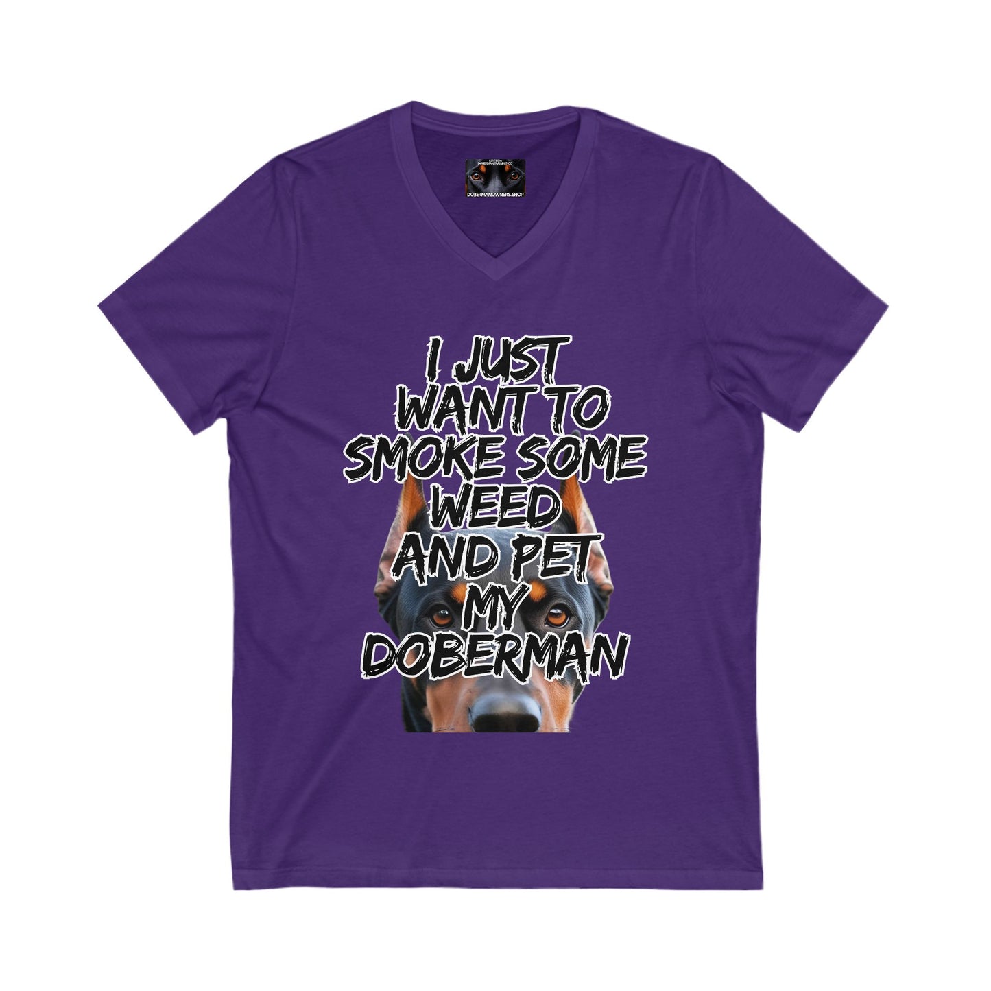 Just 2 Unisex Jersey Short Sleeve V-Neck Tee
