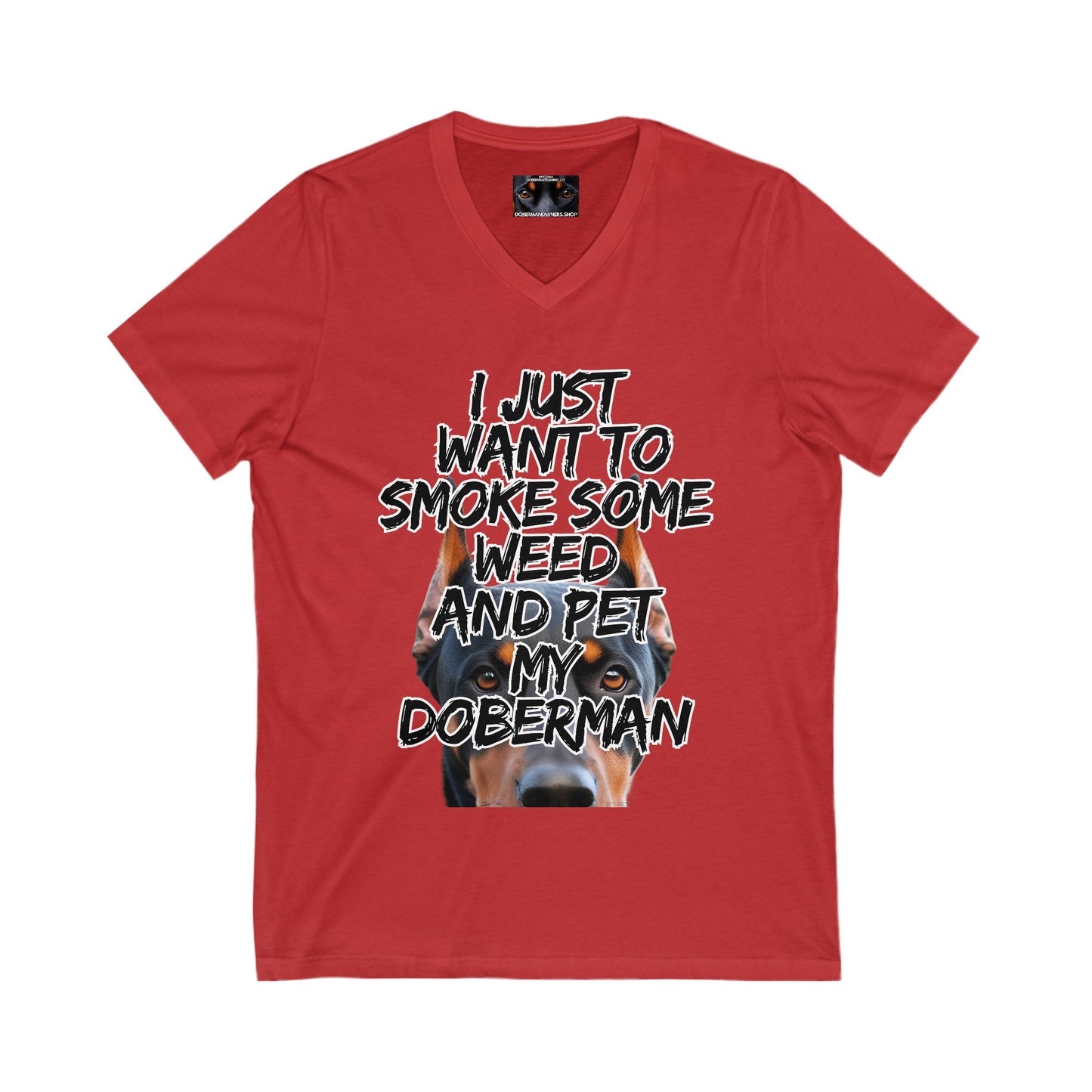 Just 2 Unisex Jersey Short Sleeve V-Neck Tee