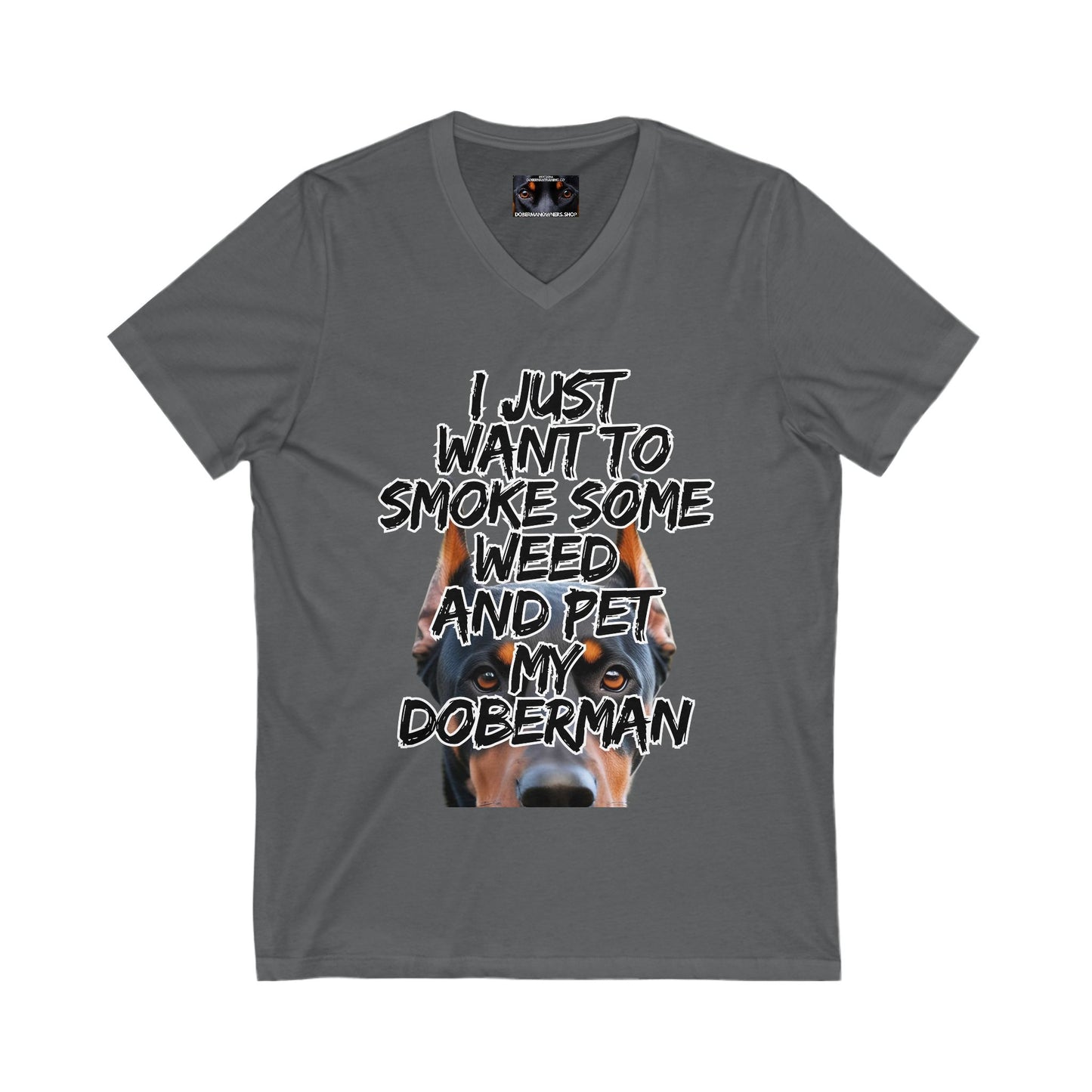 Just 2 Unisex Jersey Short Sleeve V-Neck Tee