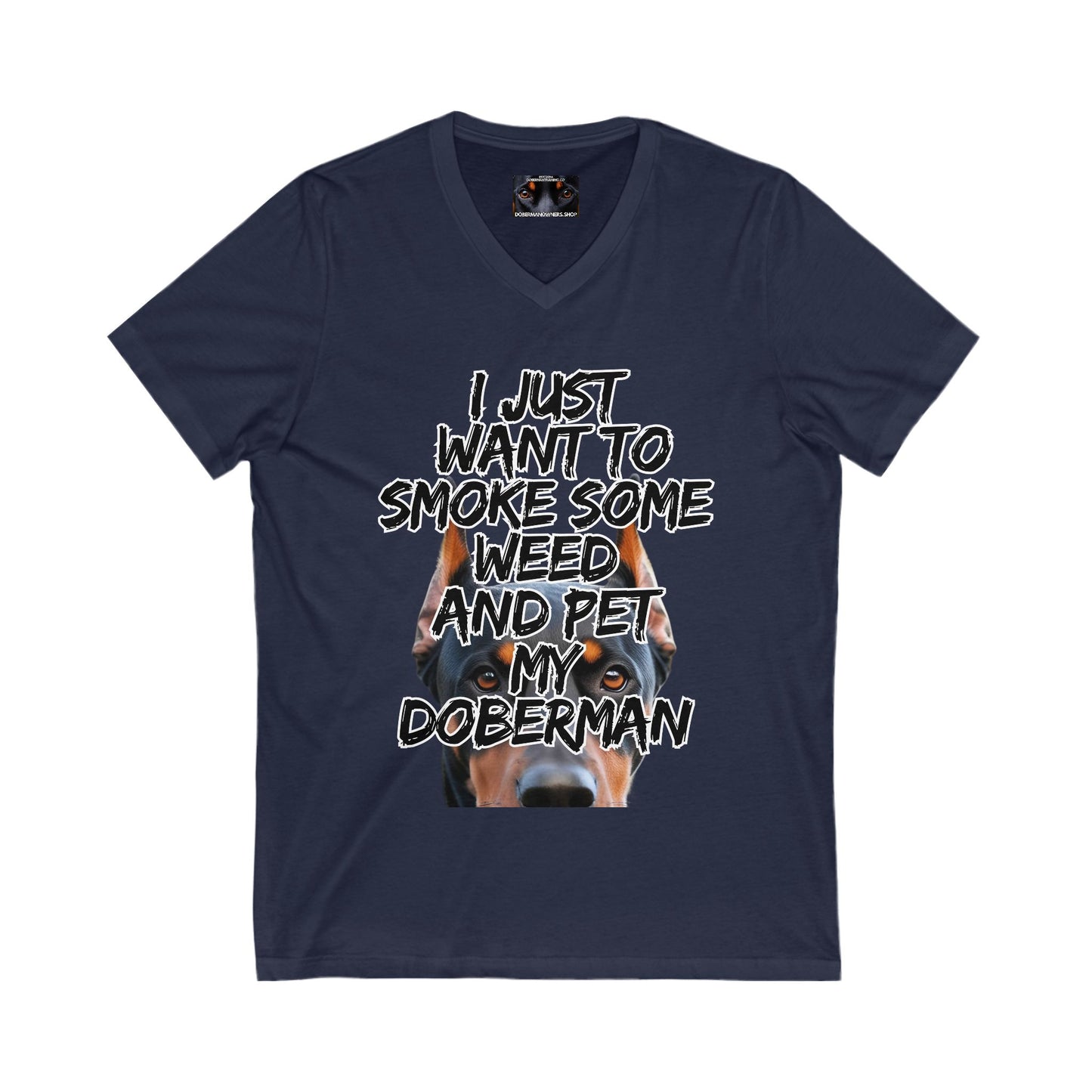 Just 2 Unisex Jersey Short Sleeve V-Neck Tee