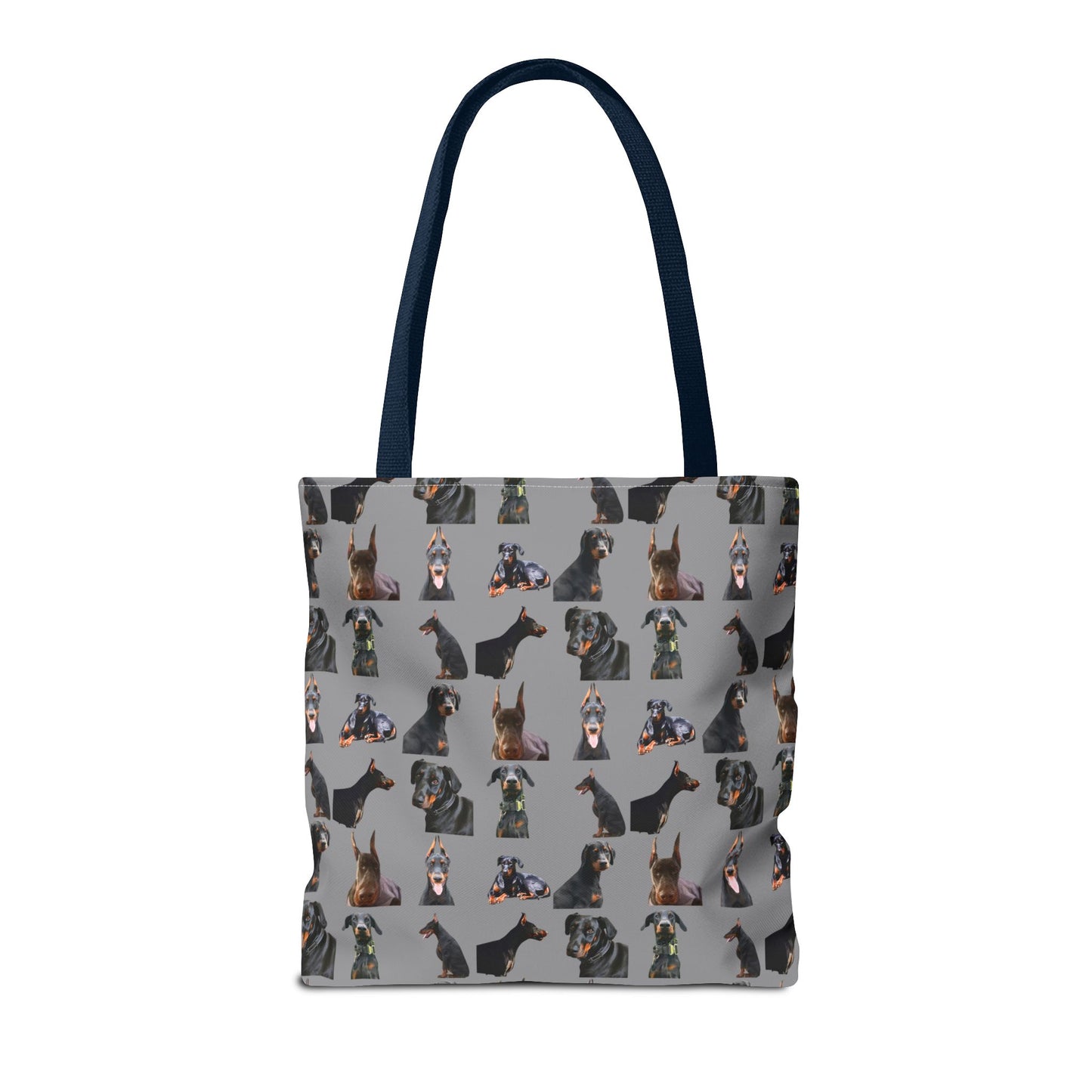 Edition 6 Doberman Model Pattern Gray Tote Bag