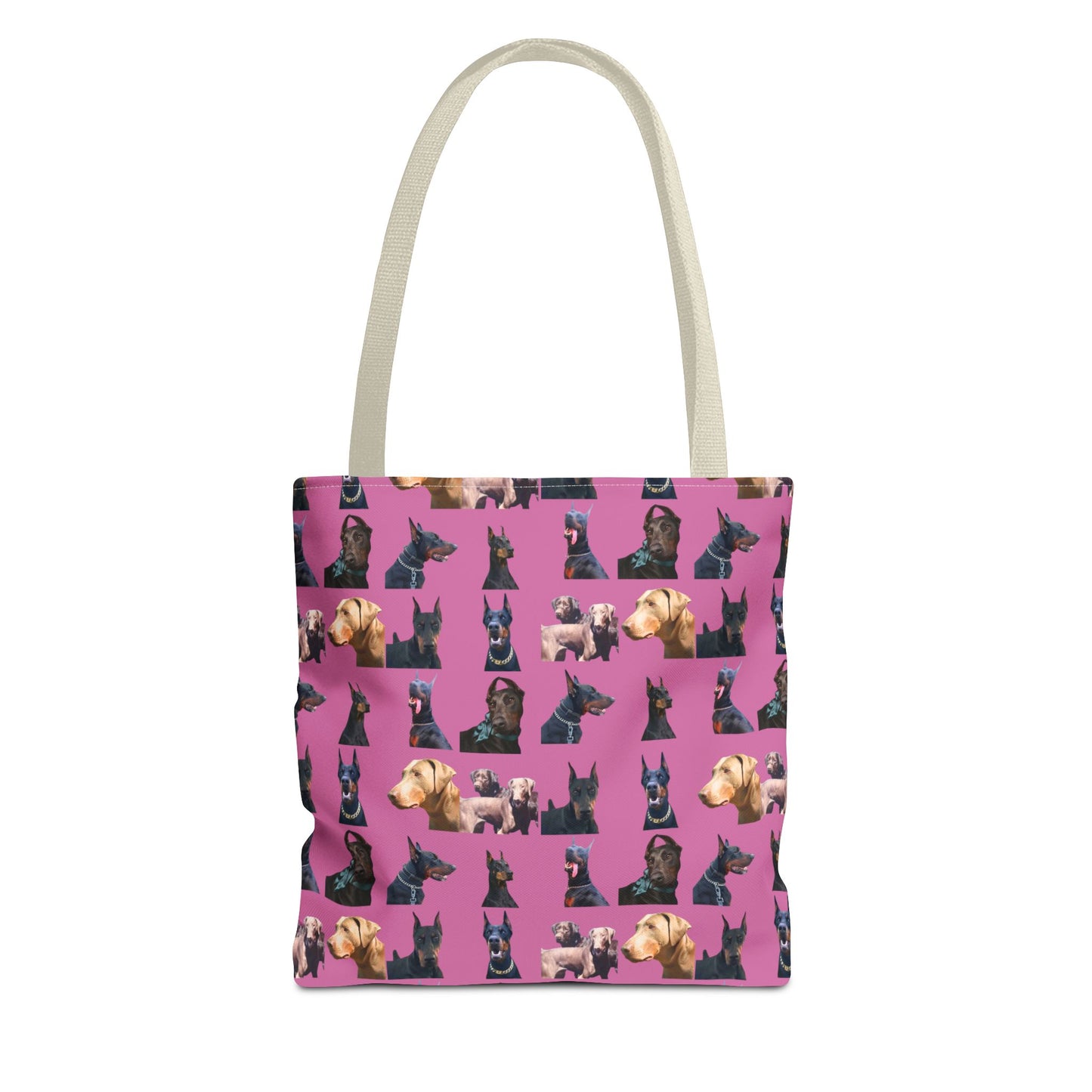 Edition 8 Doberman Model Pattern Light Pink Tote Bag