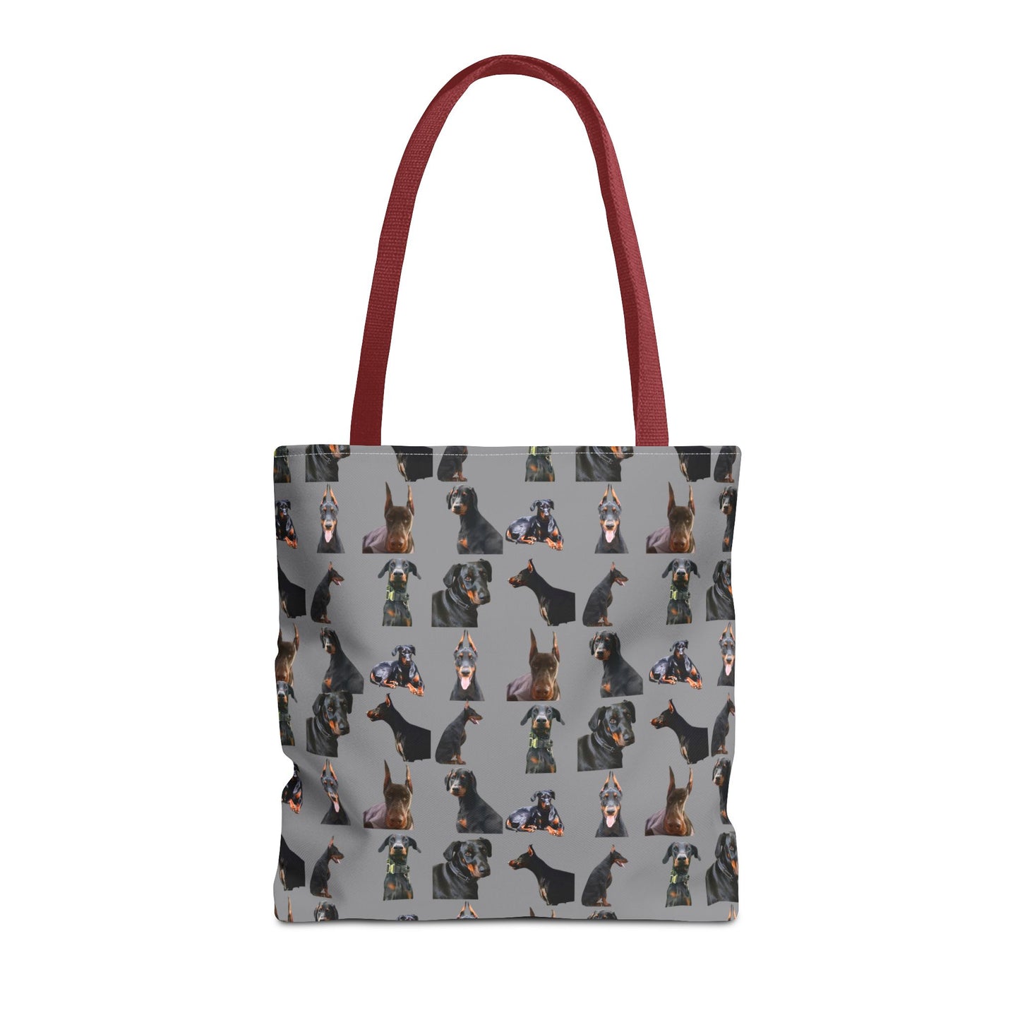 Edition 6 Doberman Model Pattern Gray Tote Bag
