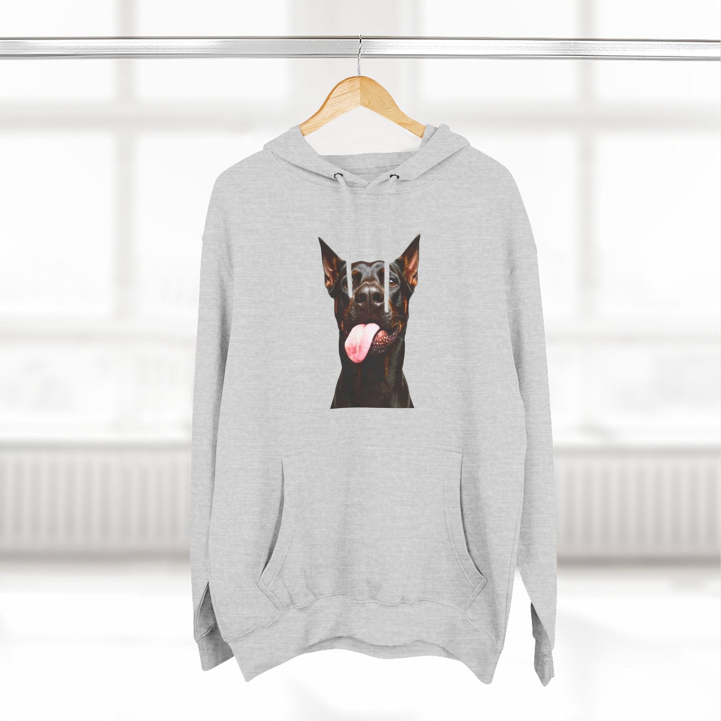 Tongue 1 Three-Panel Fleece Hoodie