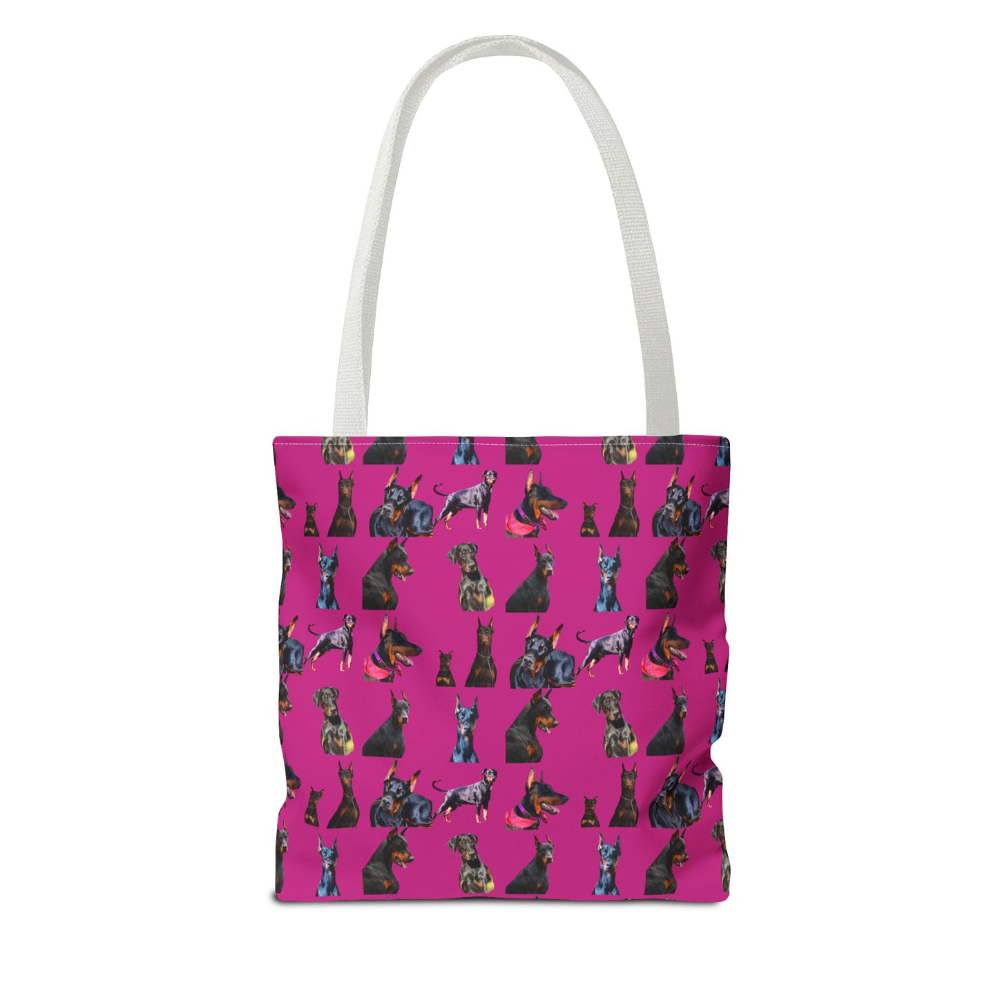 Edition 7 Doberman Model Pattern Pink Tote Bag