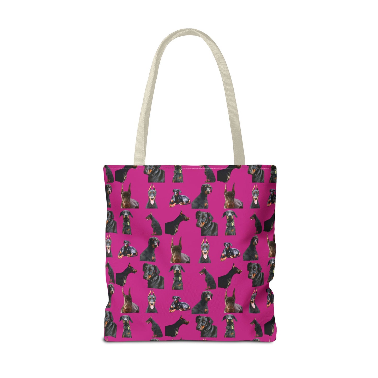 Edition 6 Doberman Model Pattern Pink Tote Bag