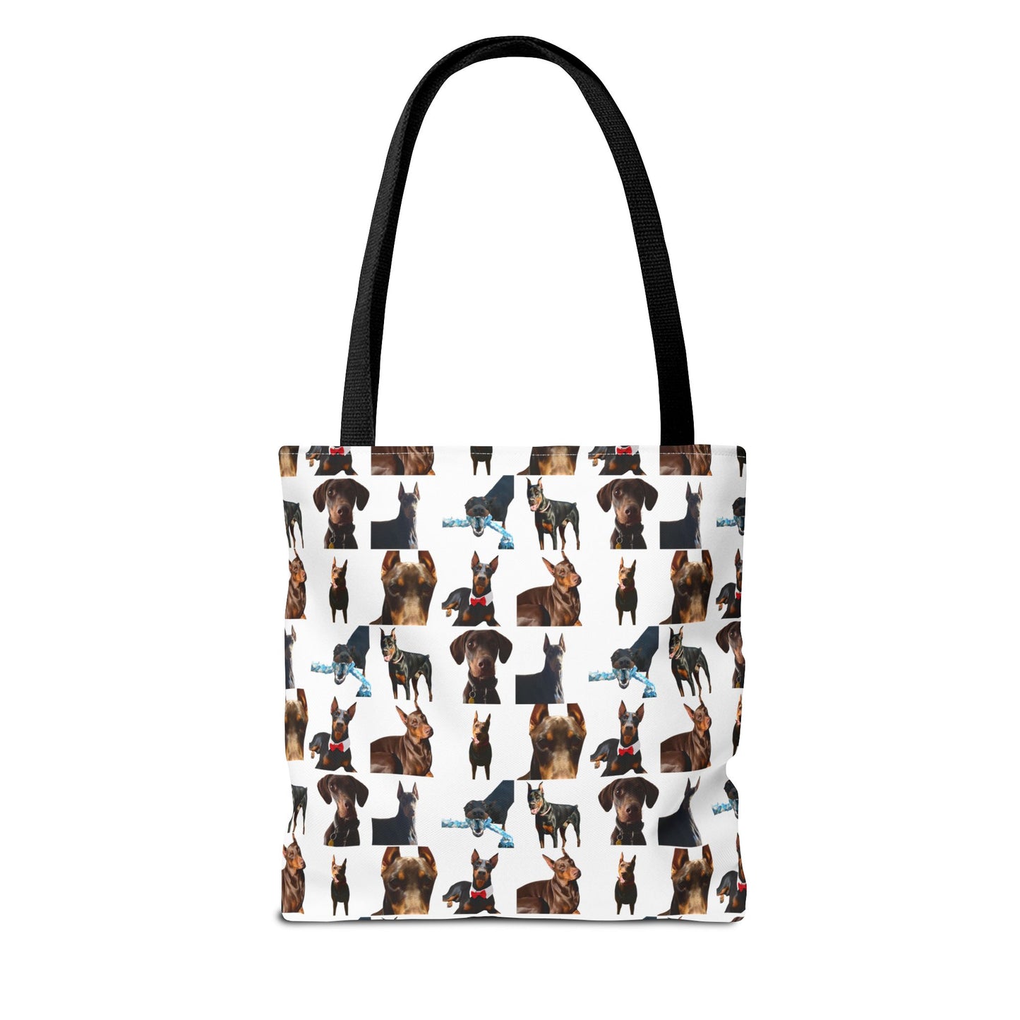 Edition 1 Doberman Model Pattern White Tote Bag