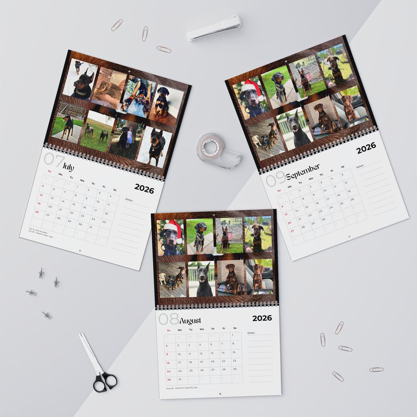 Edition 12 2026 Doberman Calendars