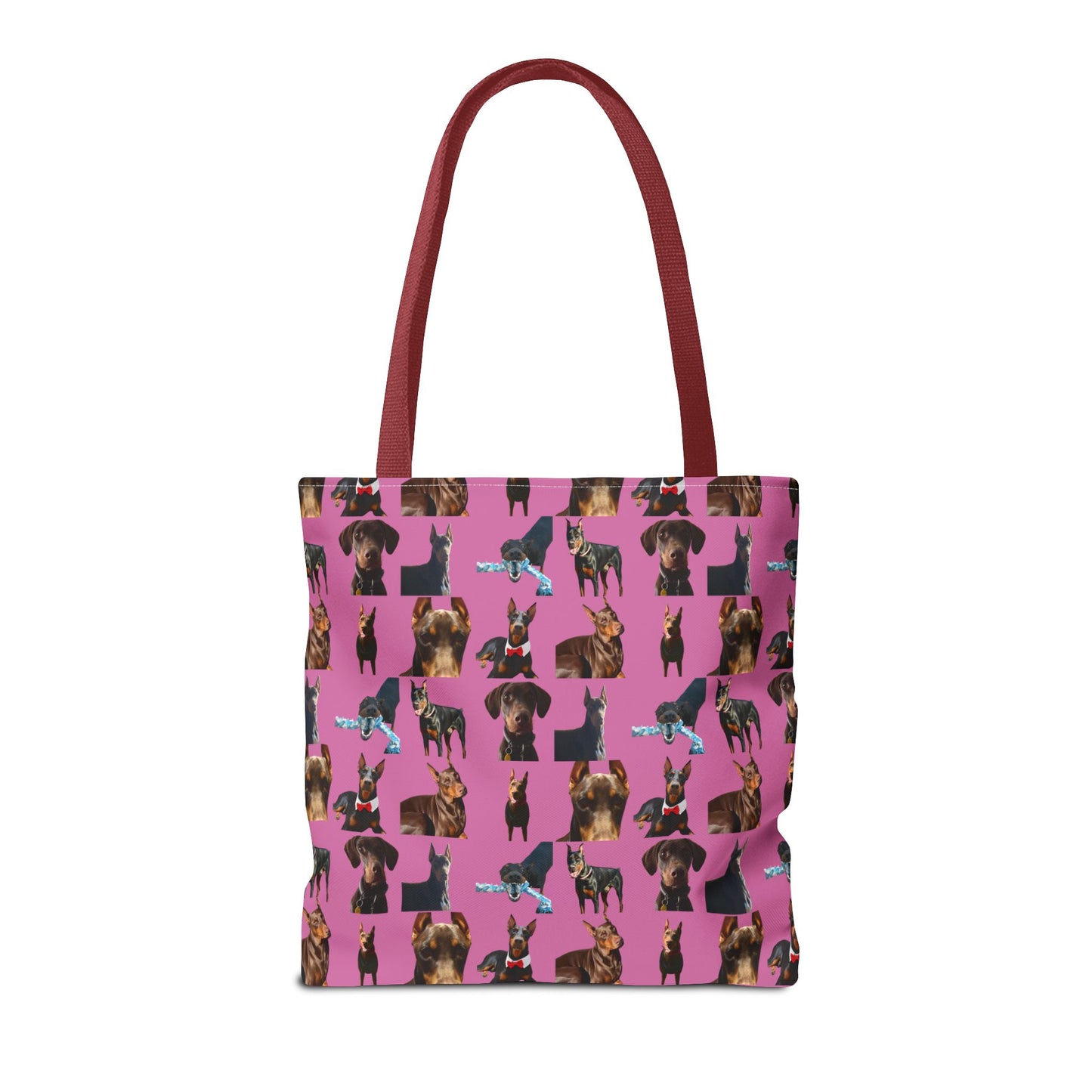Edition 1 Doberman Model Pattern Pink Tote Bag