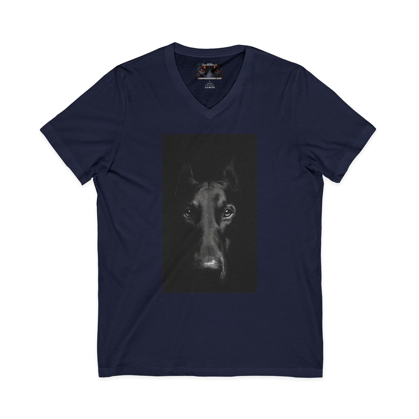 Eye see you Private Label Unisex Jersey Short Sleeve V-Neck Tee