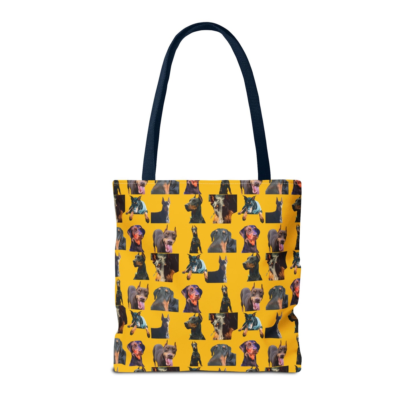 Edition 3 Doberman Model Pattern Yellow Tote Bag