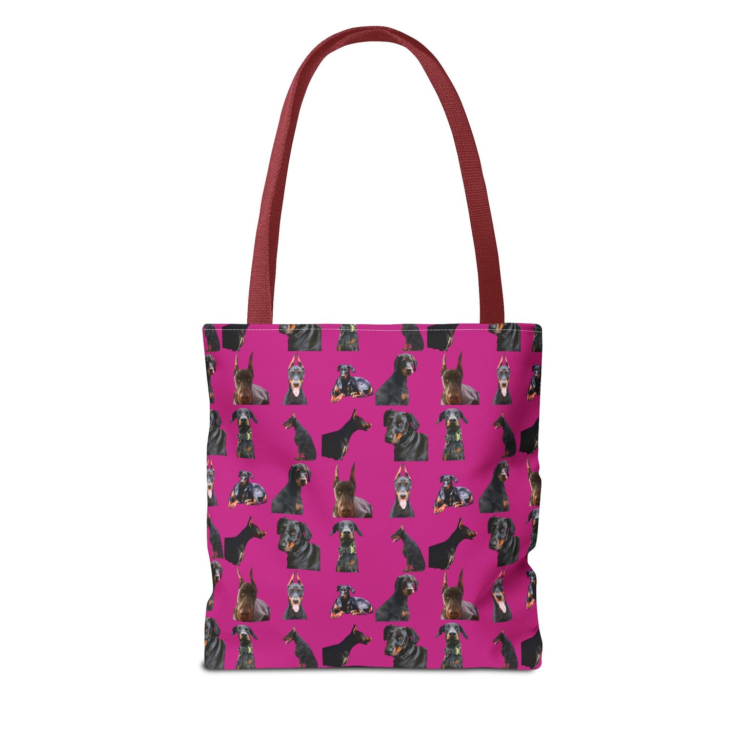 Edition 6 Doberman Model Pattern Pink Tote Bag