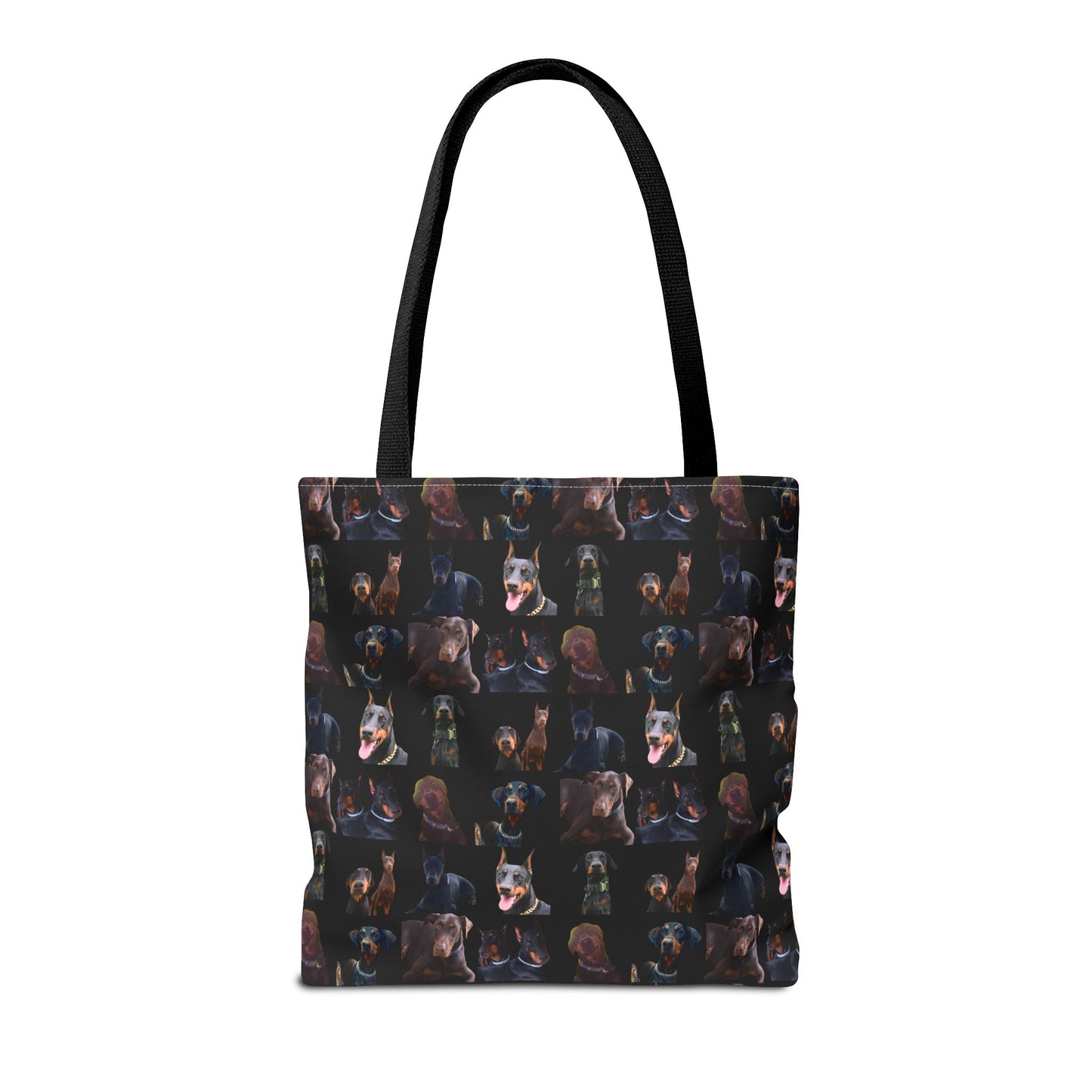 Edition 5 Doberman Model Pattern Black Tote Bag