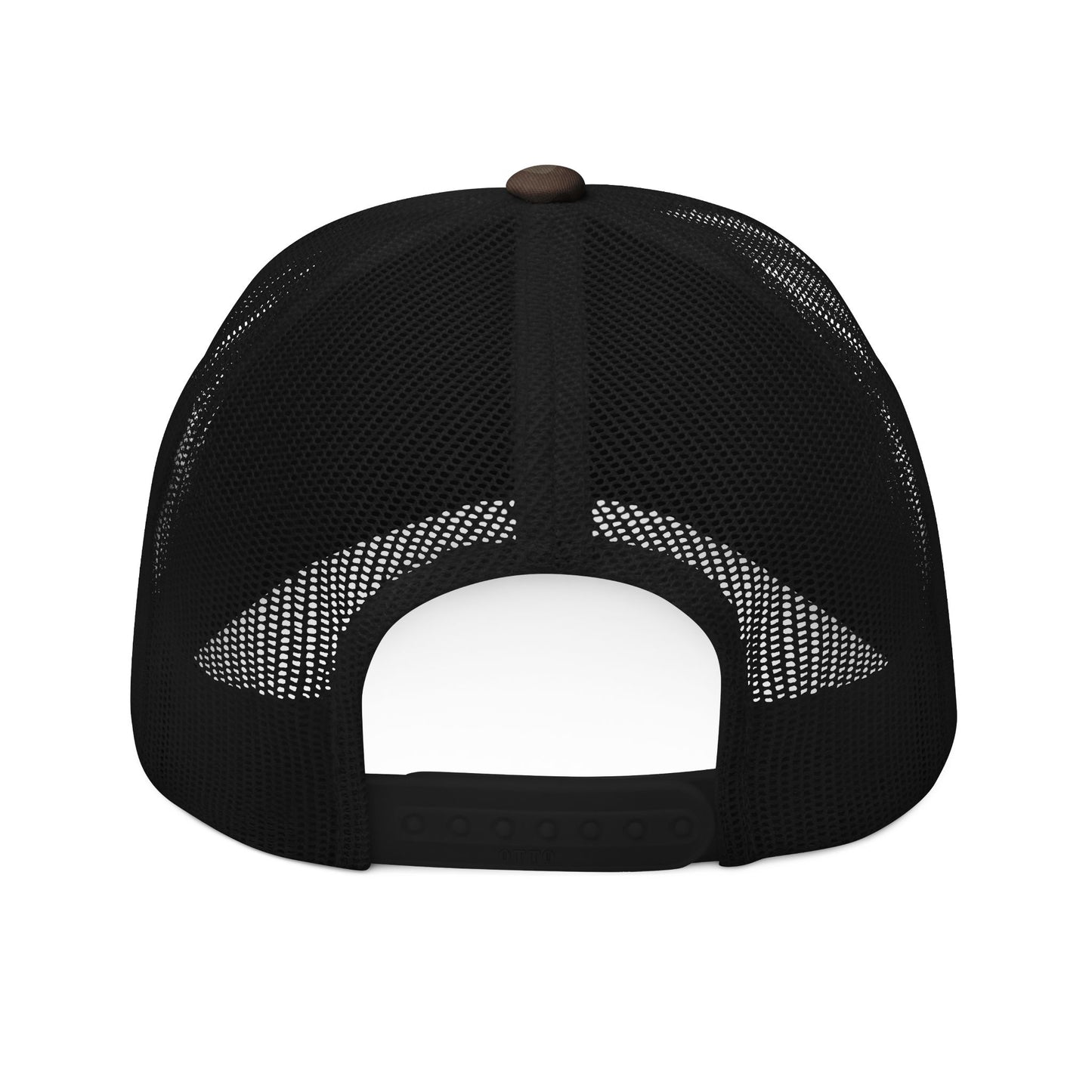 Camouflage Trucker Hat 1 — Embroidered “Adopt Dobermans” Rescue Cap